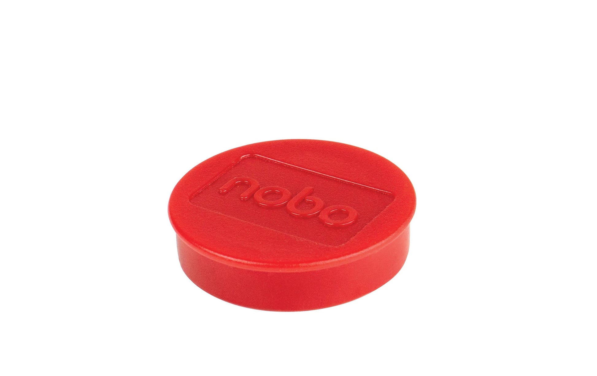 Nobo Tafelmagnete – Ø 38 mm, 10 Stk., rot