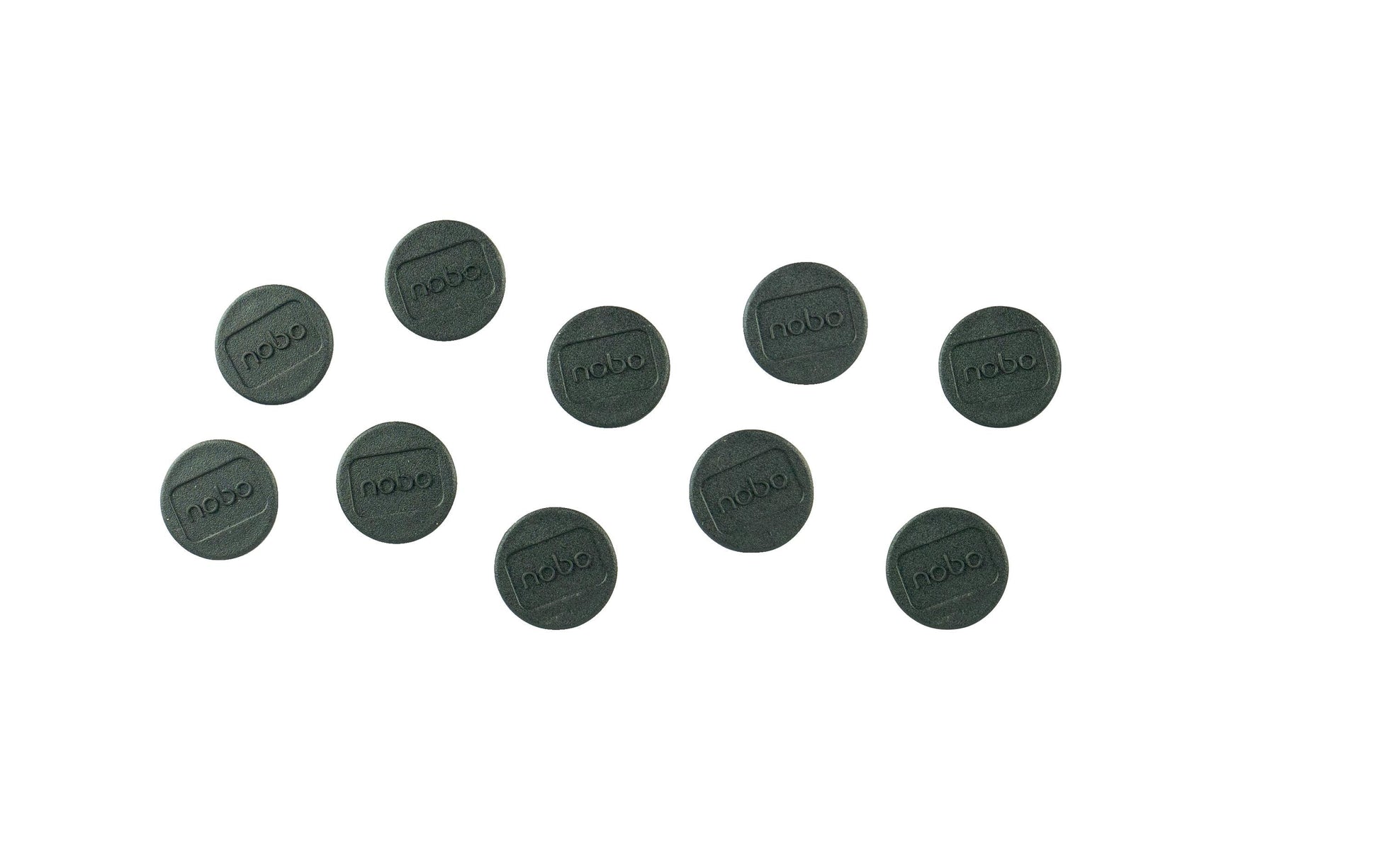 Nobo Tafelmagnete – Ø 13 mm, 10 Stk., schwarz