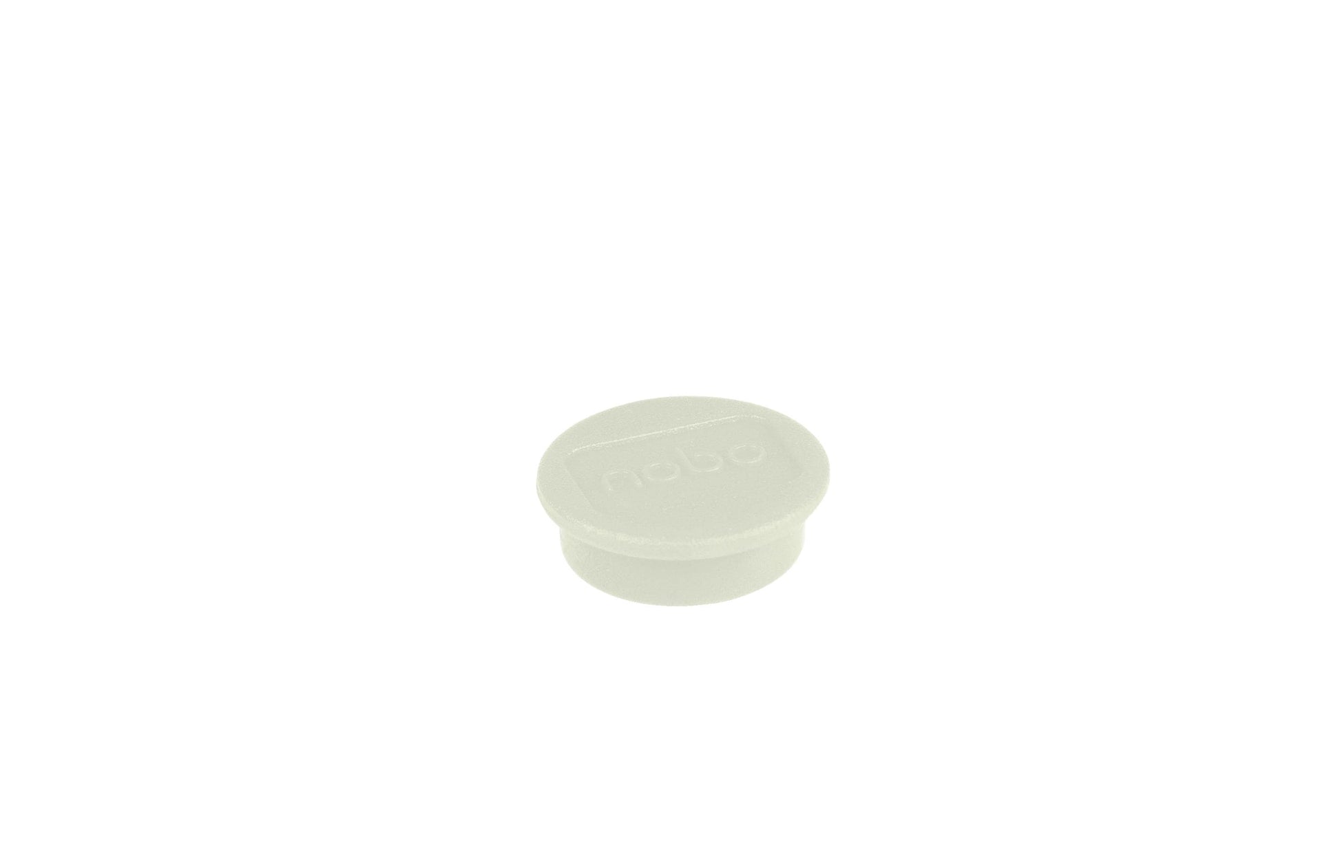 Nobo Tafelmagnete – Ø 24 mm, 10 Stk., weiss