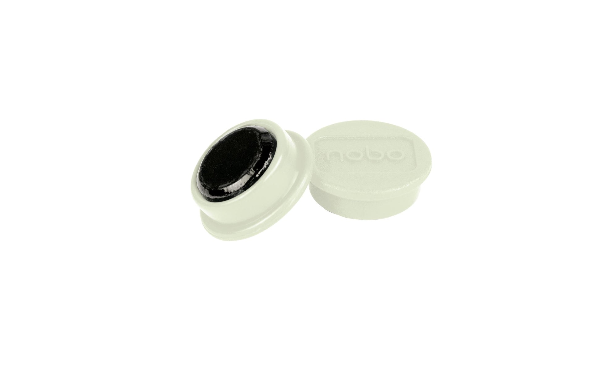 Nobo Tafelmagnete – Ø 13 mm – 10 Stk. – weiss