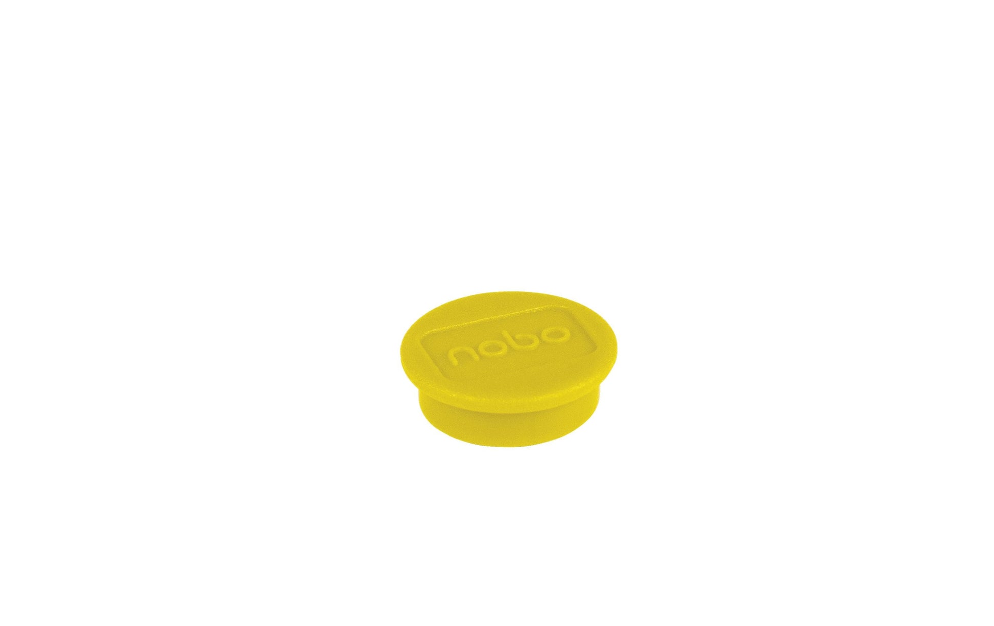 Nobo Tafelmagnete – Ø 13 mm, 10 Stk., gelb