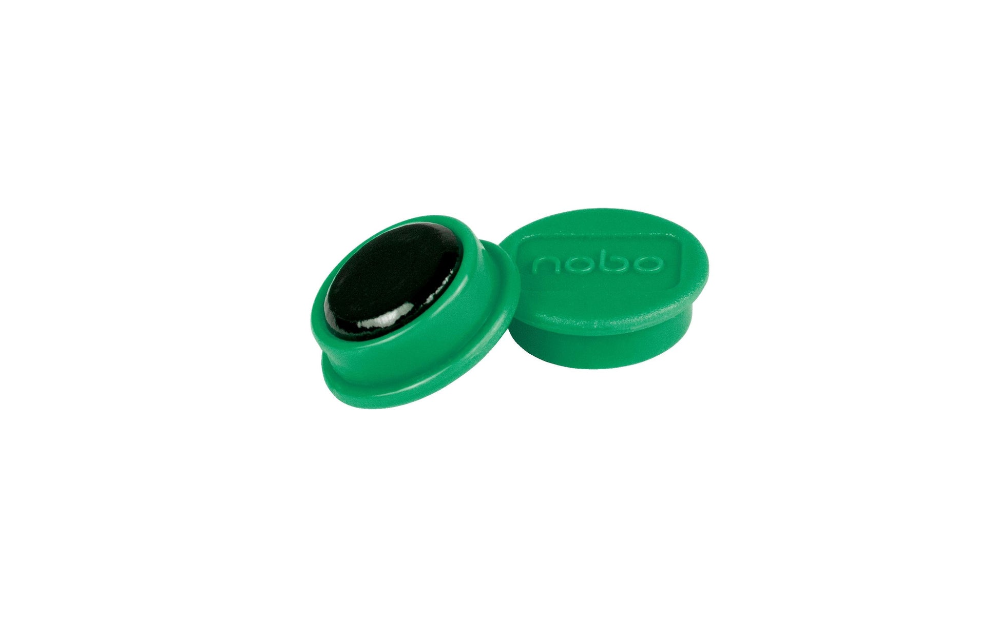 Nobo Tafelmagnete – Ø 13 mm, 10 Stk., grün
