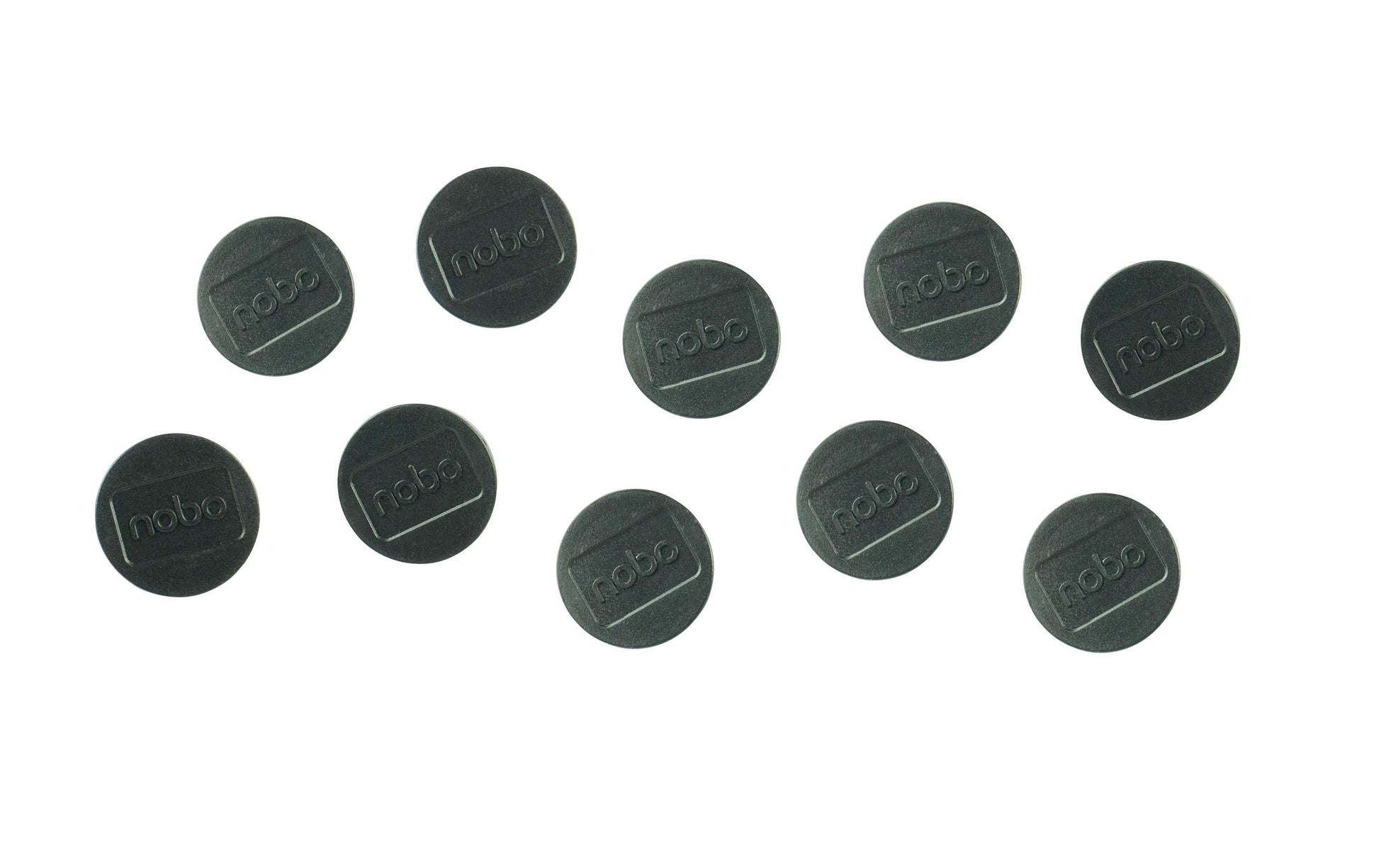 Nobo Tafelmagnete – Ø 32 mm – 10 Stk., schwarz