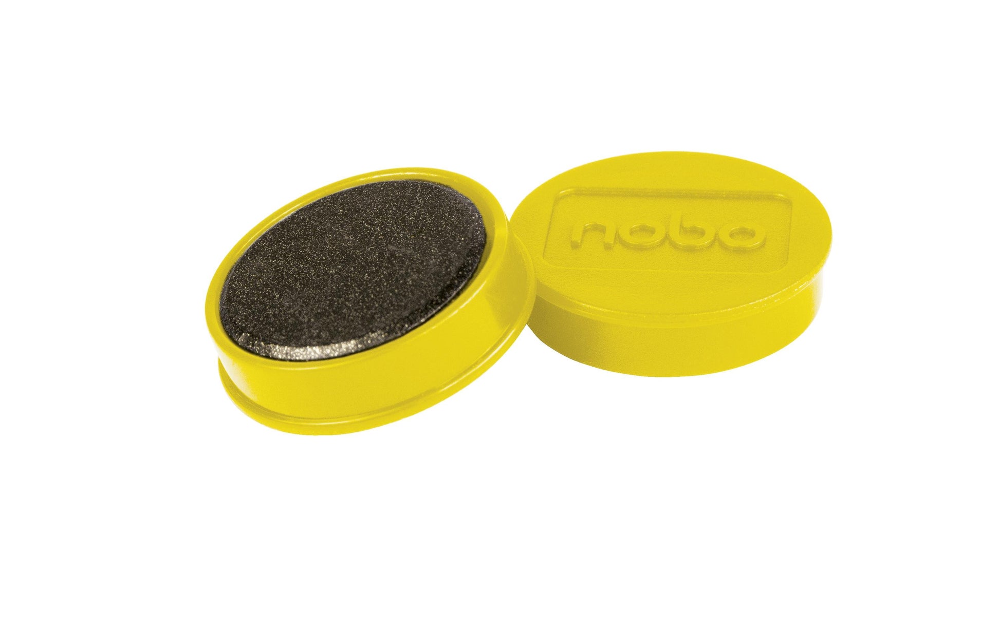 Nobo Tafelmagnete – Ø 32 mm, 10 Stk., gelb