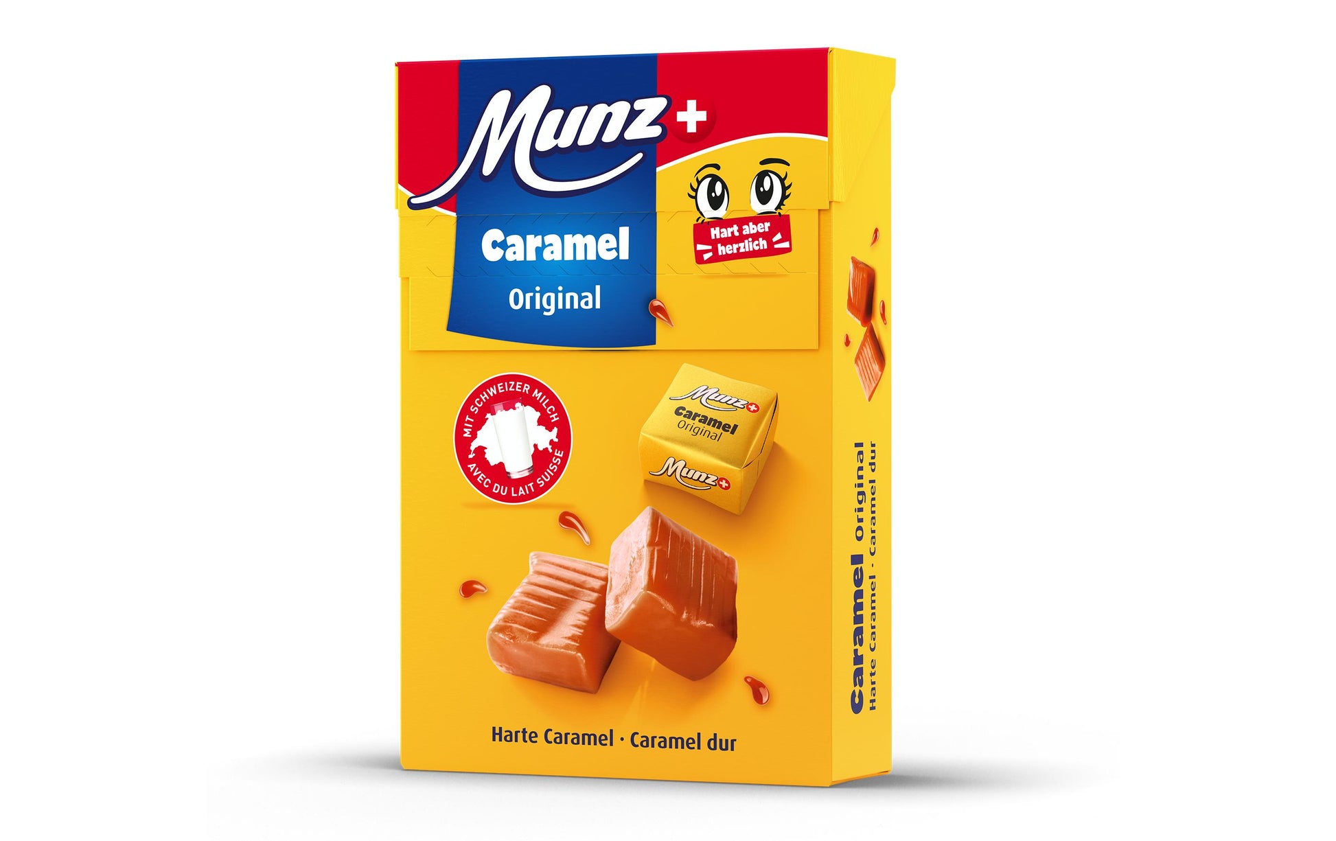 Maestrani Munz Caramel Original Lutschbonbons – 140 g