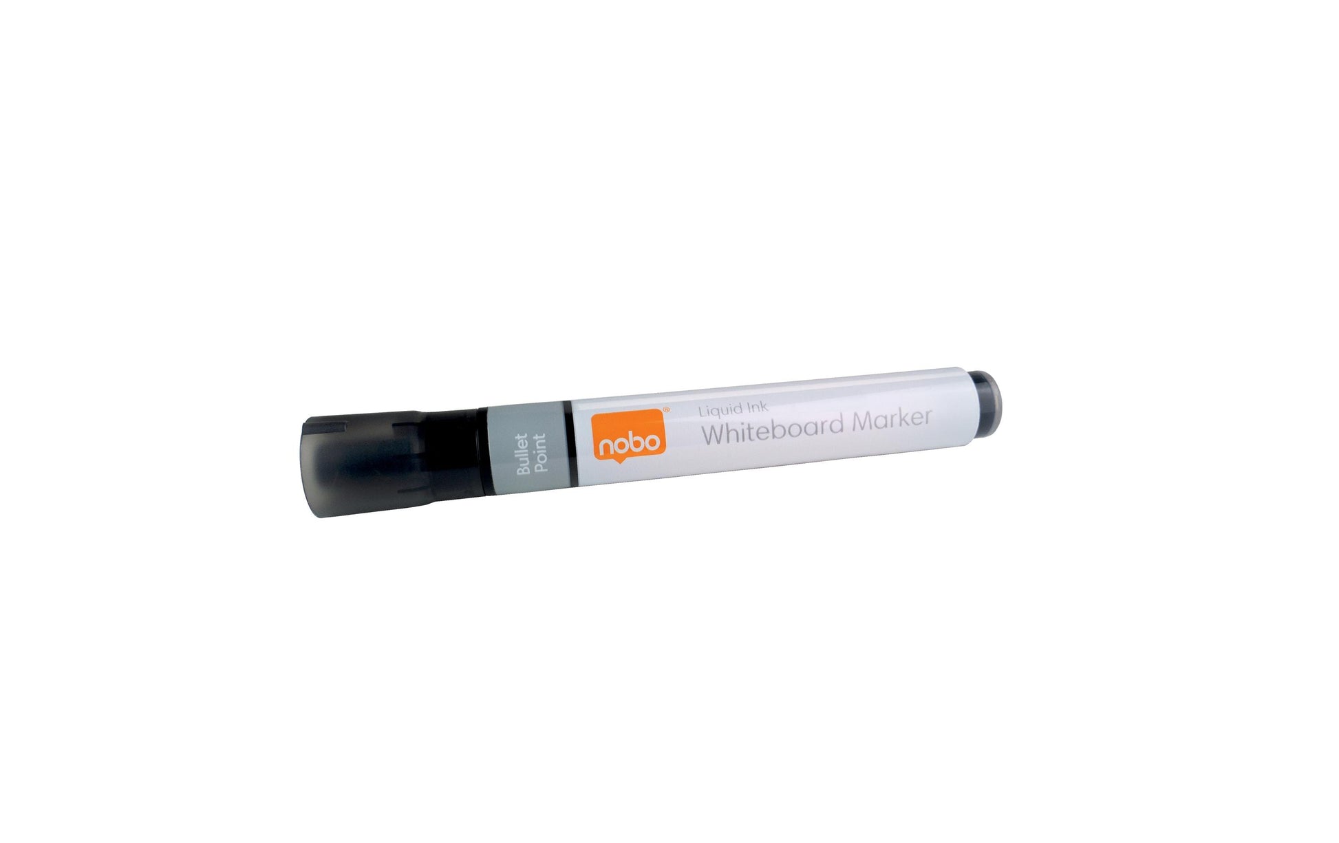 Nobo Whiteboard-Marker – schwarz, 10 Stk., trocken abwischbar, nachfüllbar – für Emaille & Whiteboards
