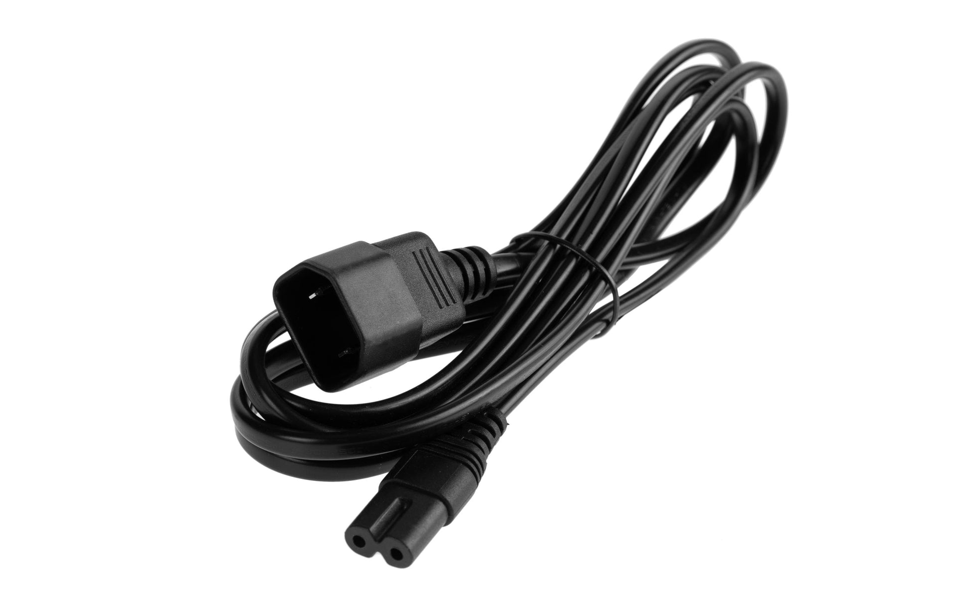 Diggelmann Netzkabel – IEC C14 zu IEC C7, 2 m, 2,5 A, Schwarz