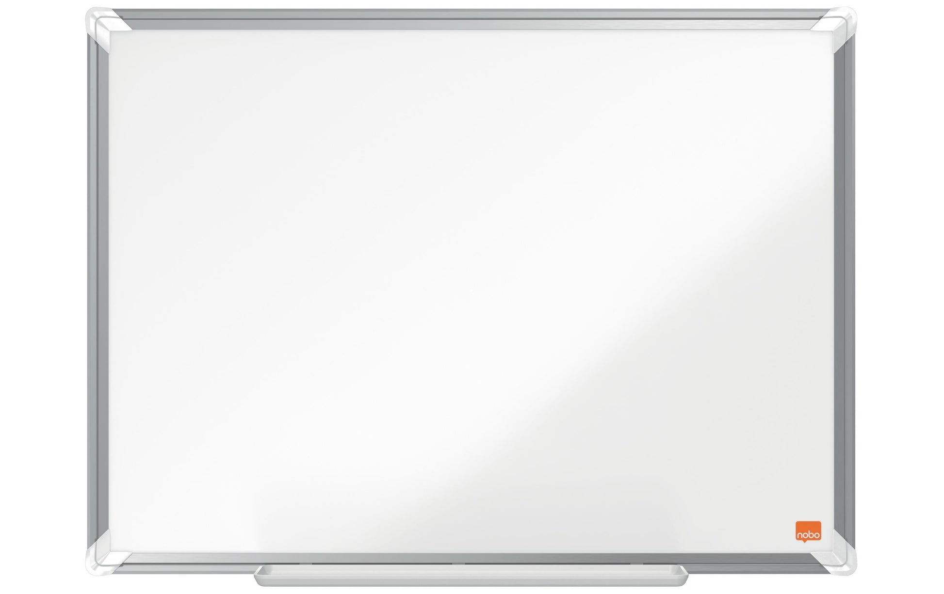 Nobo Whiteboard – 60 × 45 cm, Emaille, magnetisch, Aluminiumrahmen, Wandmontage, inkl. Stifteablage