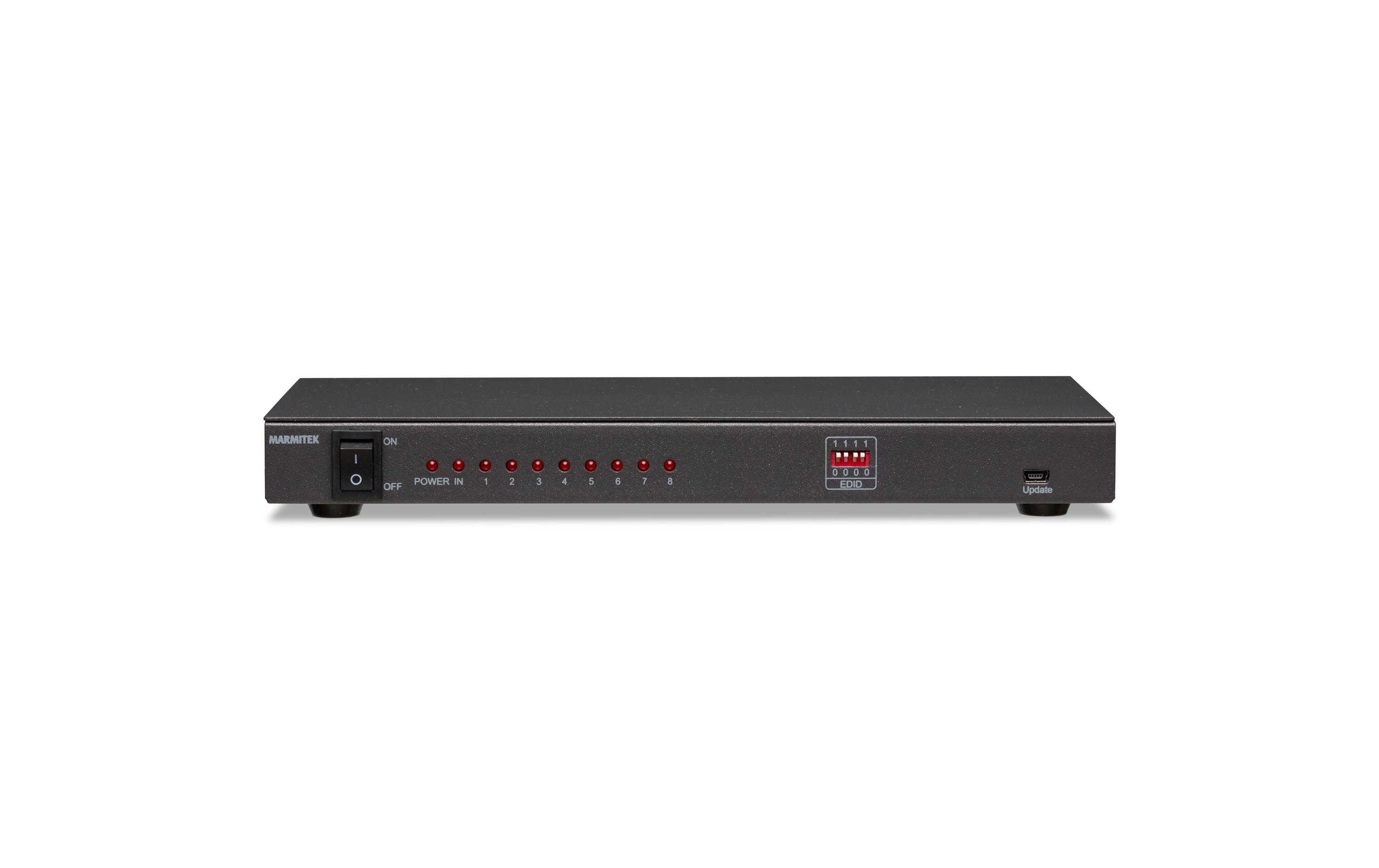 Marmitek Split 418 UHD – HDMI-Splitter – 1 Eingang, 8 Ausgänge