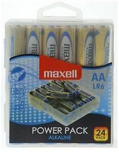 Maxell AA Batterien, Alkaline, 1,5 V – 24 Stk.