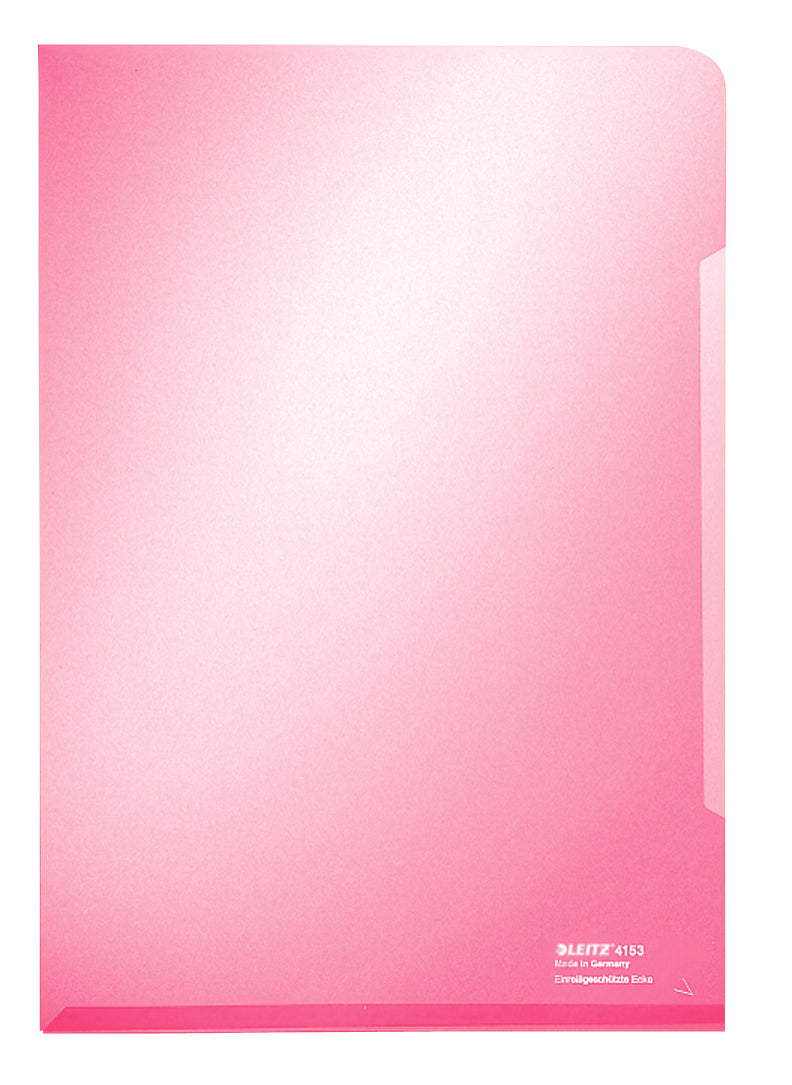 Leitz Super Premium Sichtmappe A4 – rot, PVC, 150 µm