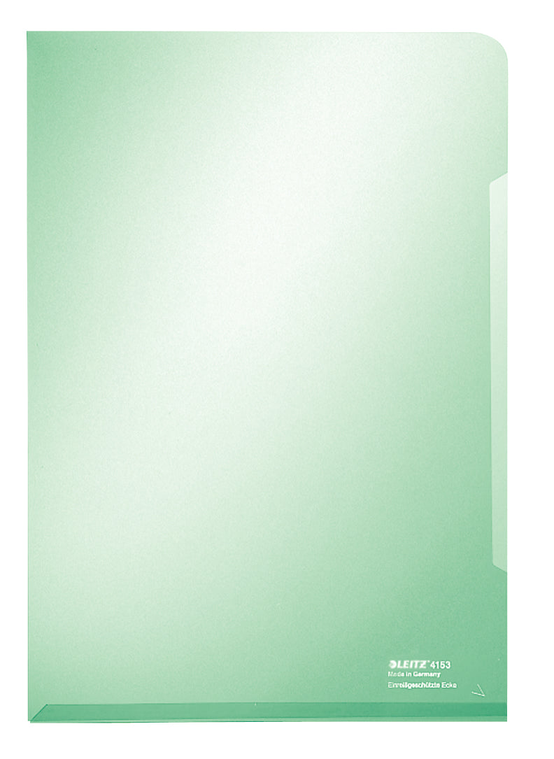 Leitz Super Premium Sichtmappe A4 – 100 Hüllen, Grün, PVC, 150 µm
