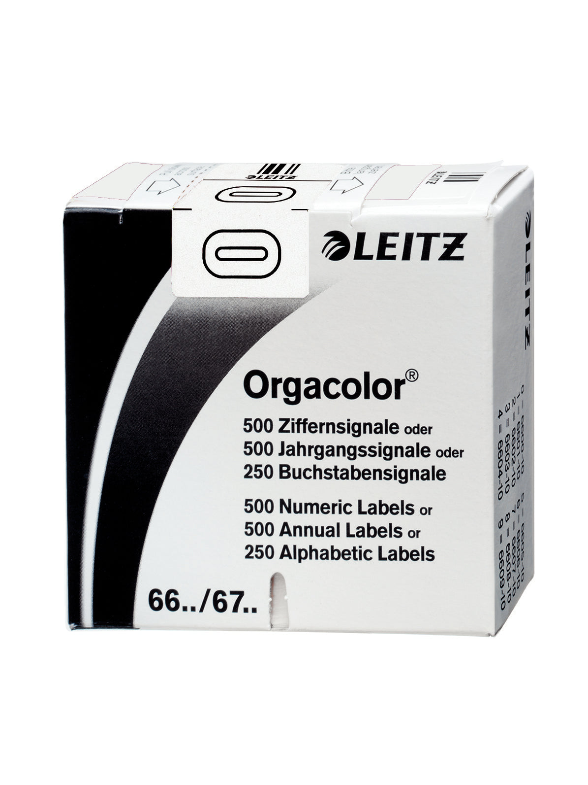 Leitz Orgacolor Schuletiketten – Abgerundete Ecken, Permanent Haftend, Weiss