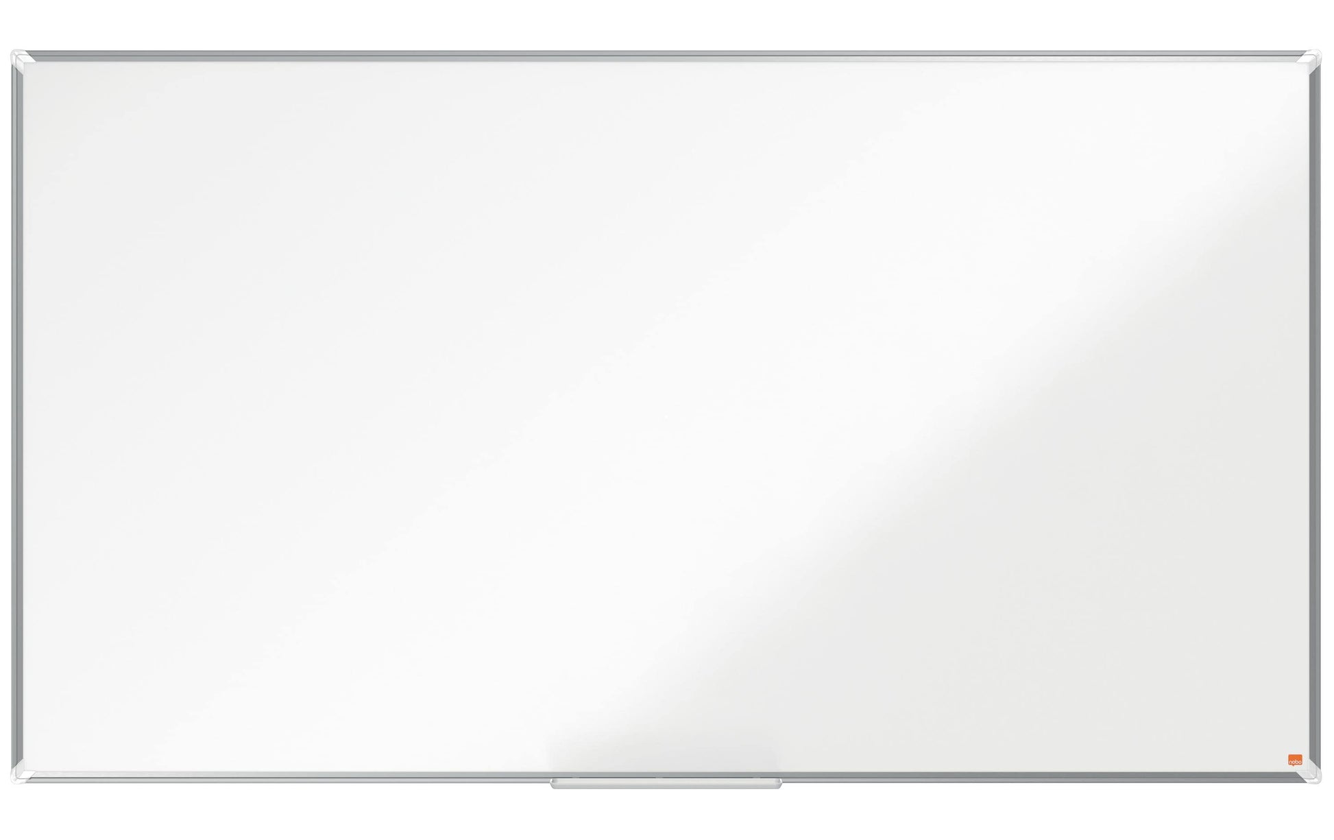 Nobo Whiteboard – 189 × 107 cm, lackierter Stahl, magnetisch, Aluminiumrahmen, Wandmontage
