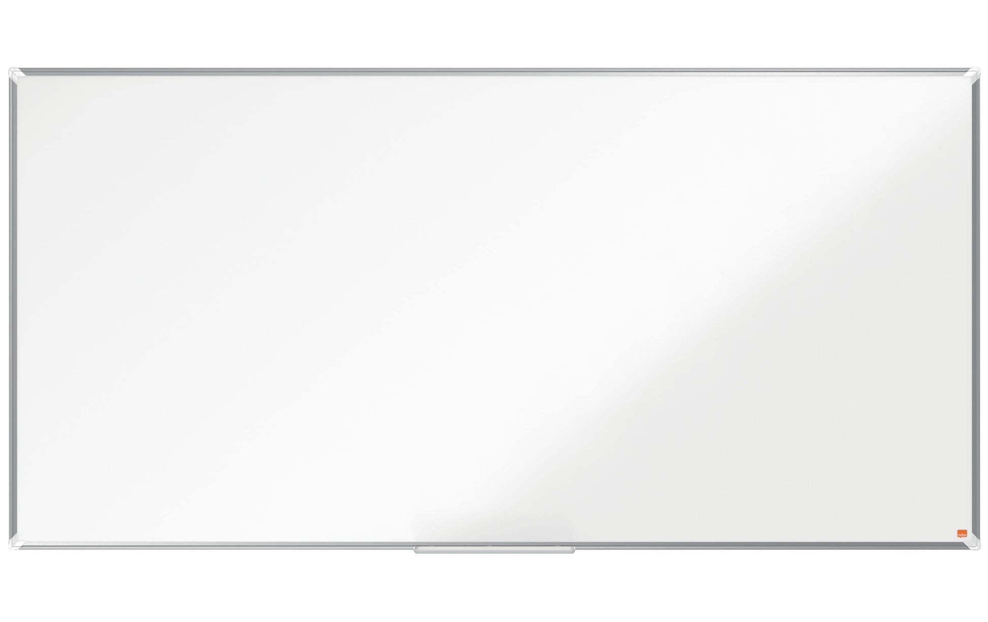 Nobo Whiteboard – 200 × 100 cm, lackierter Stahl, Alu-Rahmen, Wandmontage
