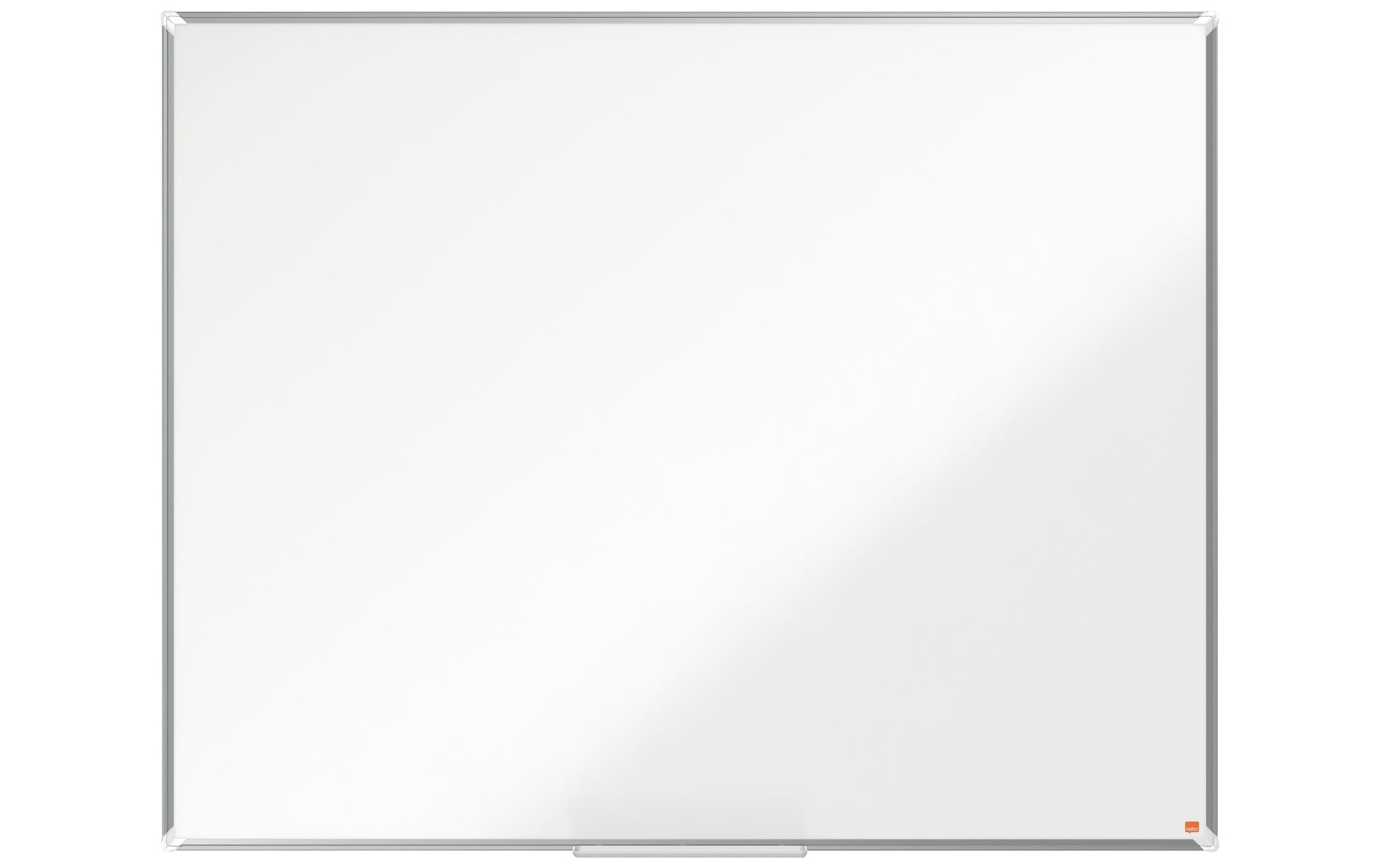 Nobo Whiteboard – 150 × 120 cm, lackierter Stahl, Aluminiumrahmen, Wandmontage, inkl. Stiftablage
