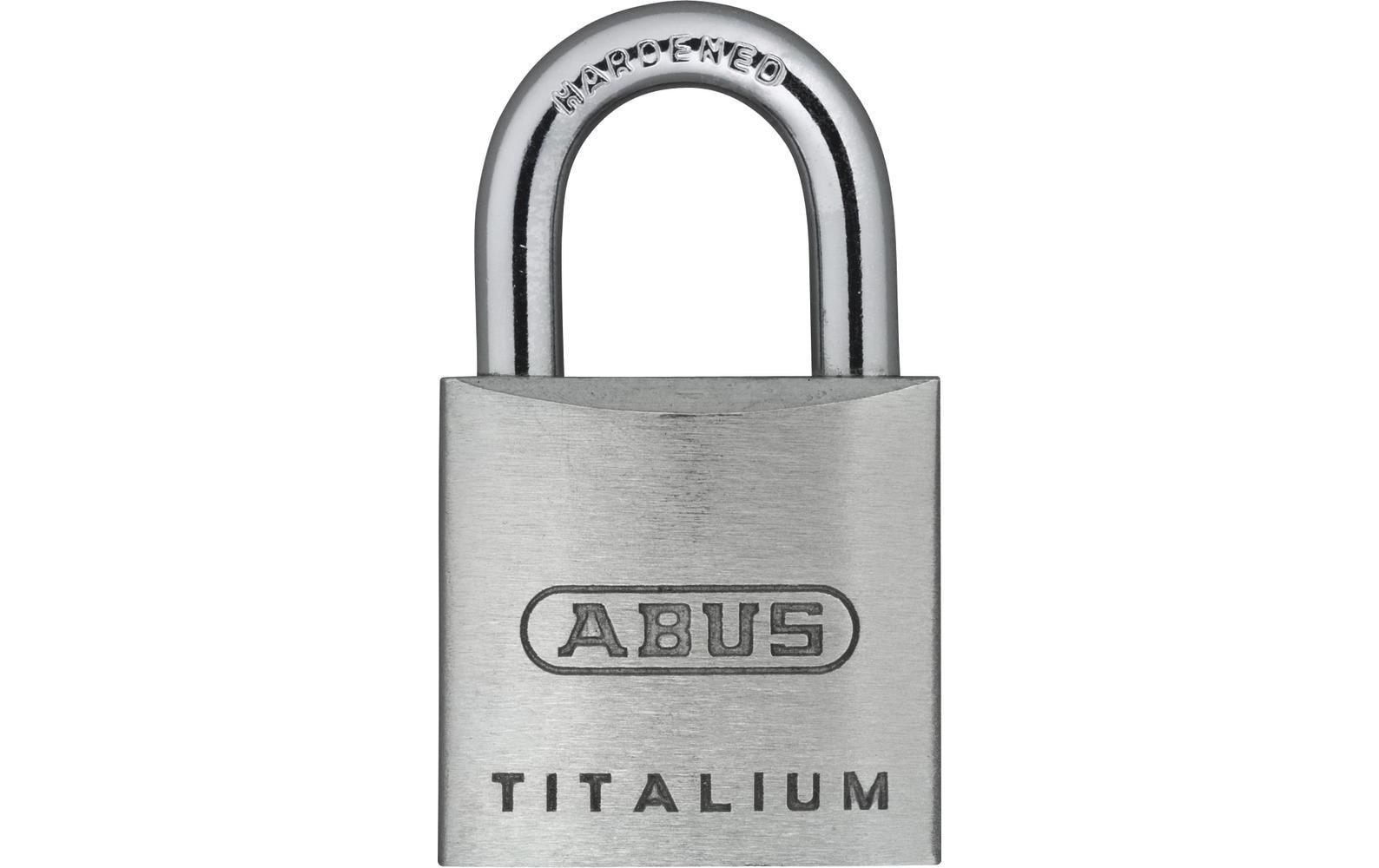 ABUS 64TI/20 Mechanisches Vorhängeschloss – Aluminium, Bügel 11,5×9,5 mm, Ø3,5 mm, Sicherheitsstufe 3, Aussen