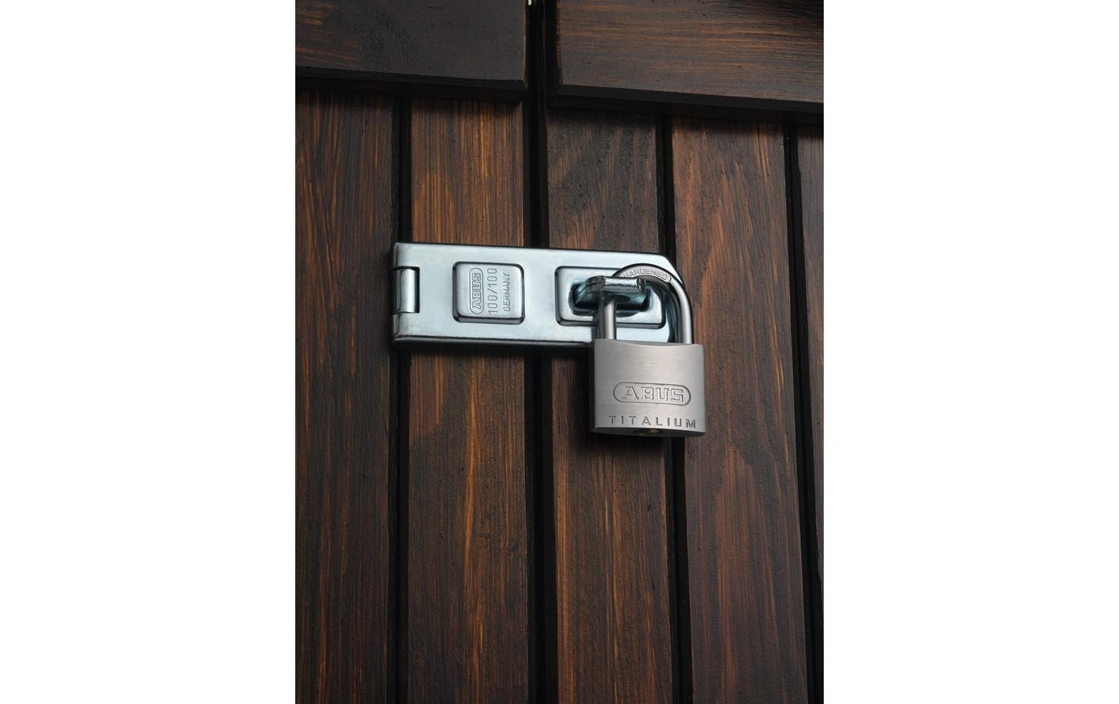 ABUS 64TI/20 Mechanisches Vorhängeschloss – Aluminium, Bügel 11,5×9,5 mm, Ø3,5 mm, Sicherheitsstufe 3, Aussen