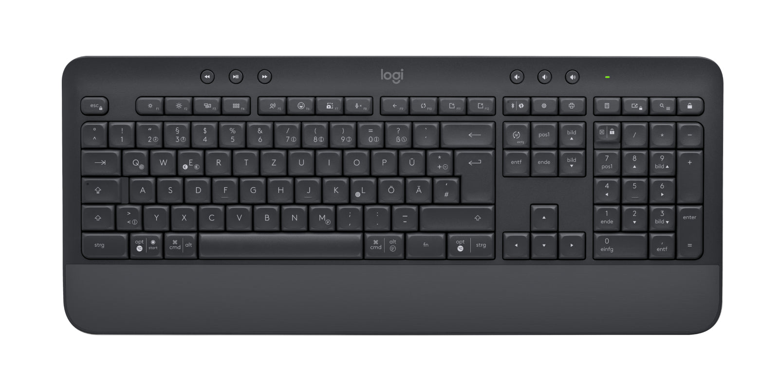 Logitech MK650 For Business – Tastatur, DE-Layout (DE), Grau