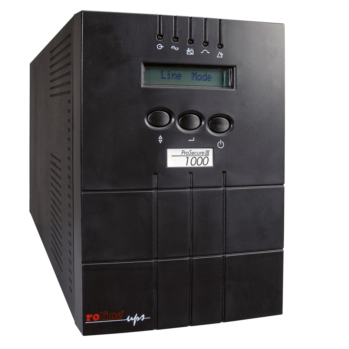 ROLINE ProSecure III 1000 USV 1,0 kVA/900 W Online – Tower – C13×4, Eingang IEC C14 – schwarz