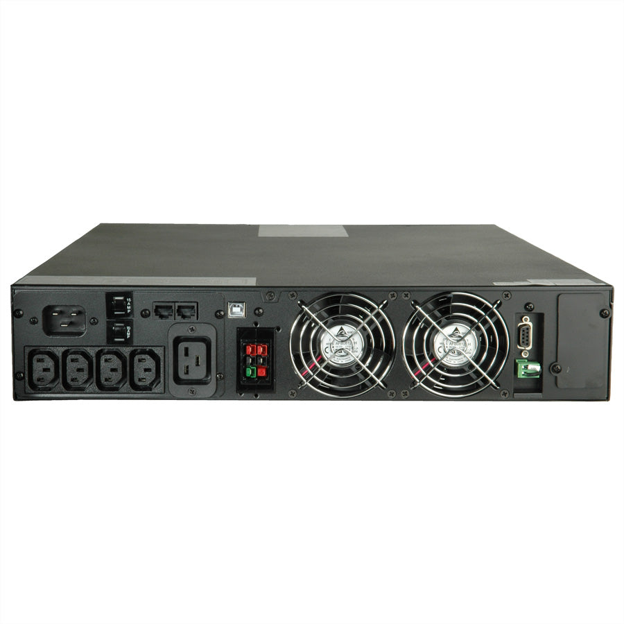 ROLINE ProSecure III 2000 RM2HE USV 2,0 kVA/1800 W Online – 2U Rack – C13×4, C19×1, Eingang IEC C14