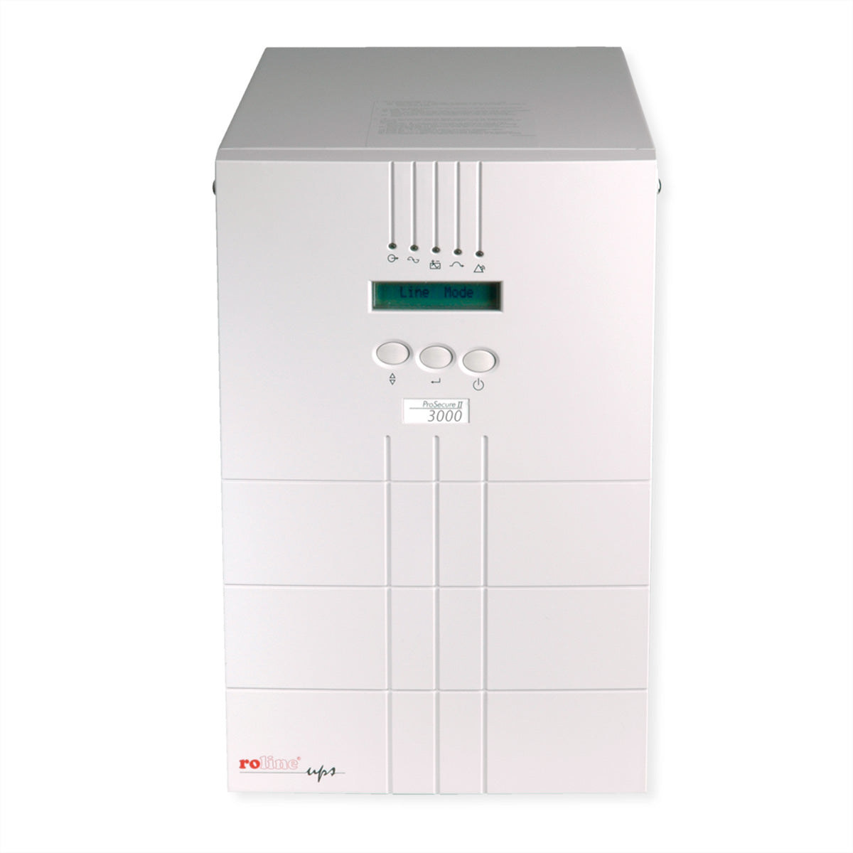 ROLINE ProSecure II 3000 USV 3 kVA/2100 W Online – Tower – C13×8, C19×1, Eingang IEC C20 – grau
