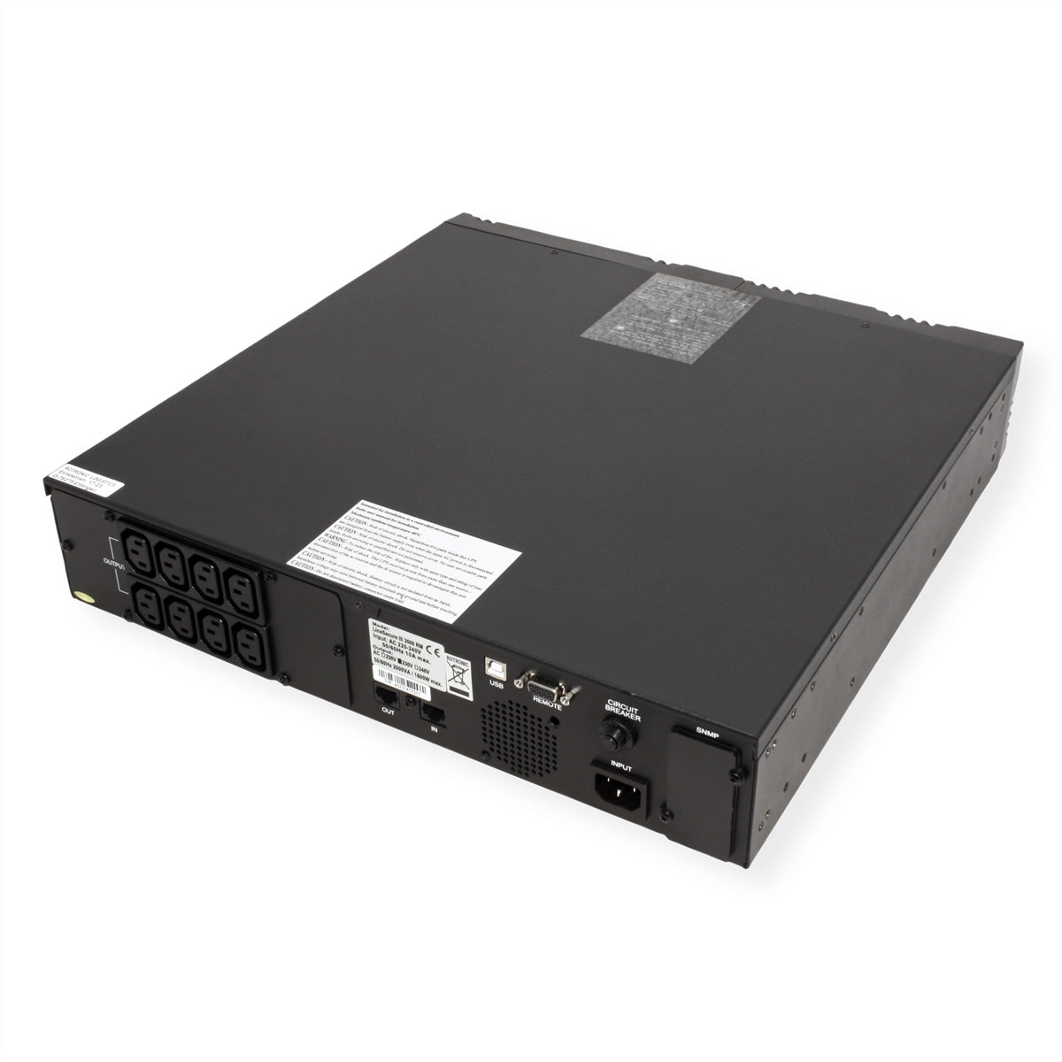 ROLINE LineSecure III 1500R USV 1,5 kVA/1200 W Line-Interaktiv – 2U Rack – C13×8, Eingang IEC C14