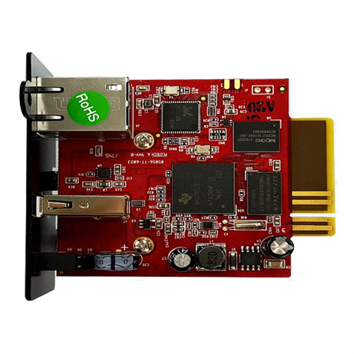 ROLINE Web/SNMP Karte Netzwerk-Management-Karte – 10/100/1000 Mbit/s, SNMPv3/IPv6, für ROLINE LineSecure III