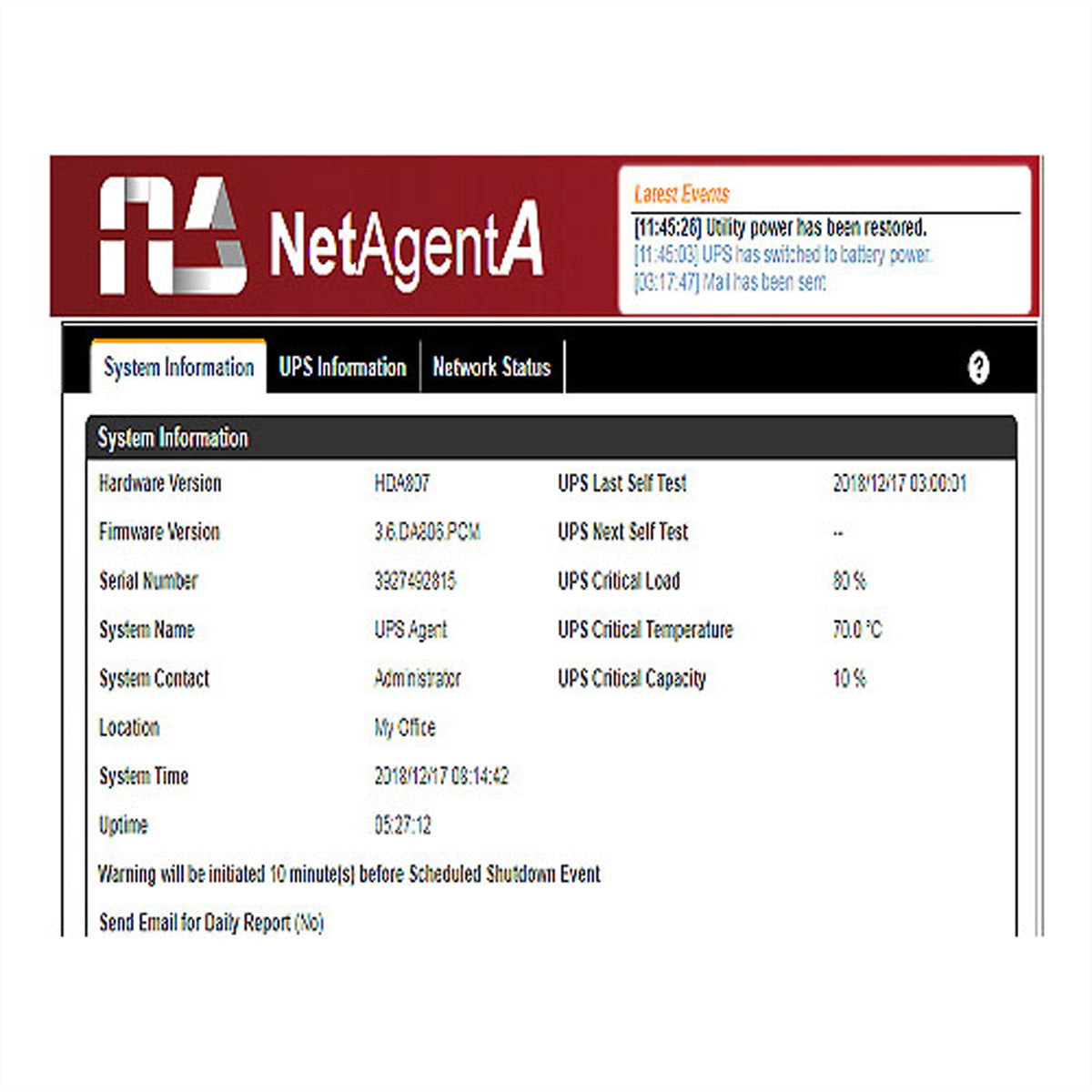 ROLINE Web/SNMP Karte Netzwerk-Management-Karte – 10/100/1000 Mbit/s, SNMPv3/IPv6, für ROLINE LineSecure III