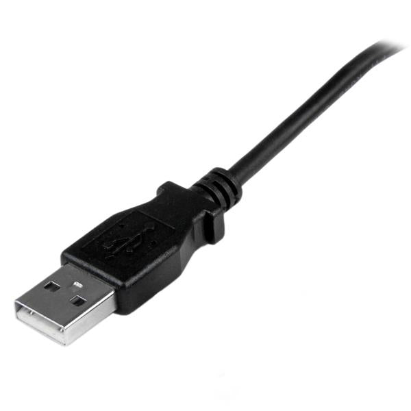 StarTech.com USB-A auf Micro-USB-B Kabel – USB 2.0 (480 Mbit/s) – 1 m – Abgewinkelt – Schwarz