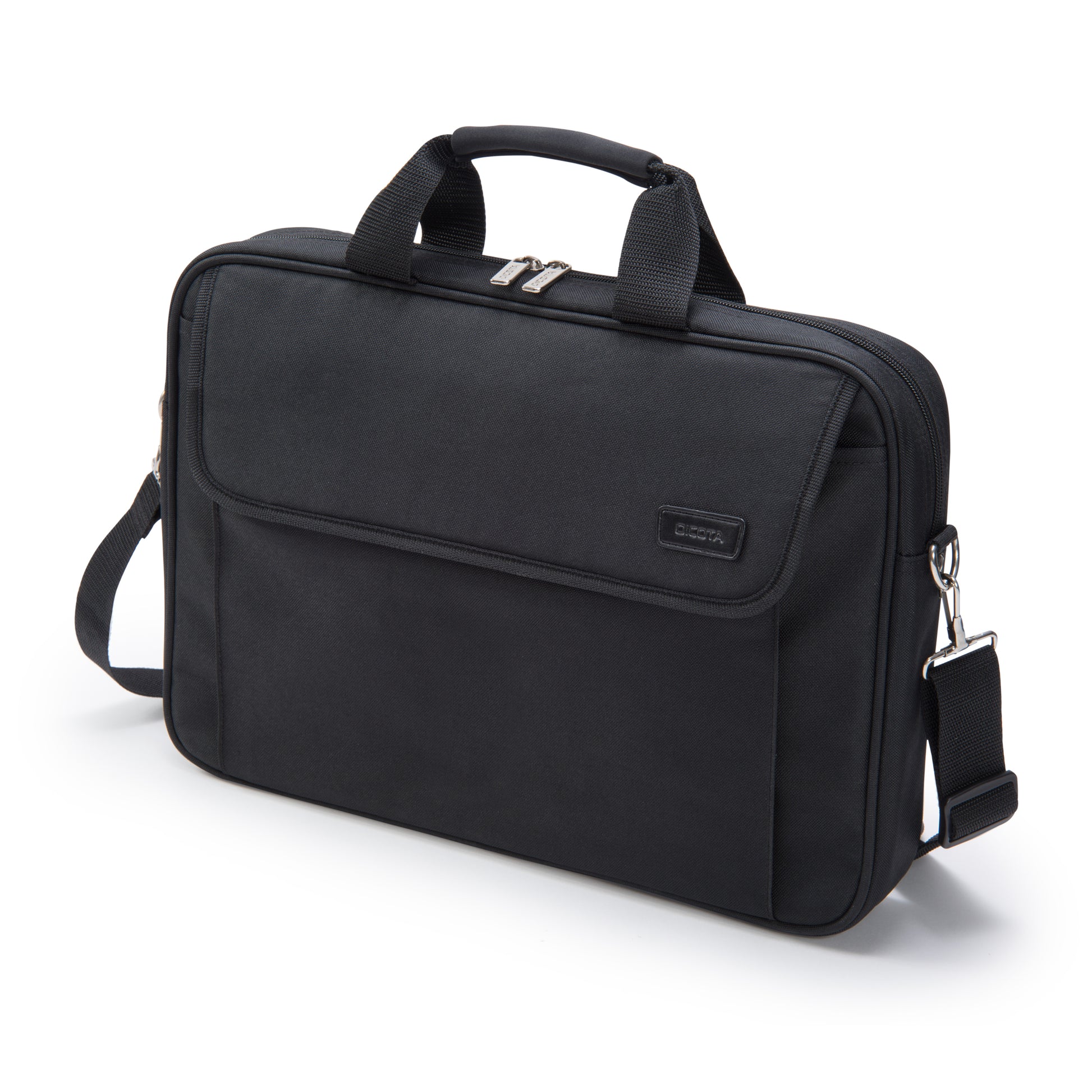 DICOTA Notebook-Tasche bis 15,6" – mit Schultergurt, Maus enthalten – Schwarz