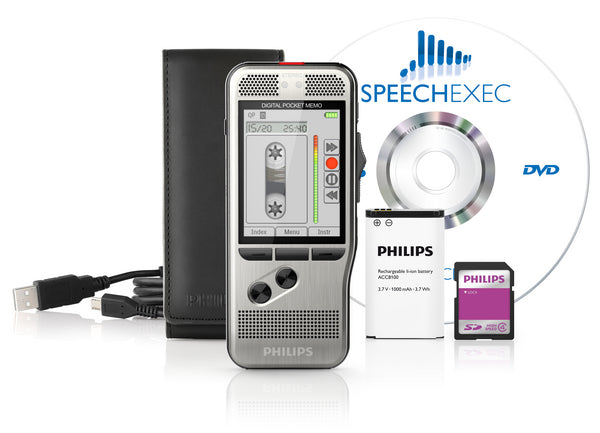 Philips Digital Pocket Memo 7200 – Digitales Diktiergerät – 32 GB, 30 h – Silber