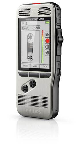 Philips Digital Pocket Memo 7200 – Digitales Diktiergerät – 32 GB, 30 h – Silber