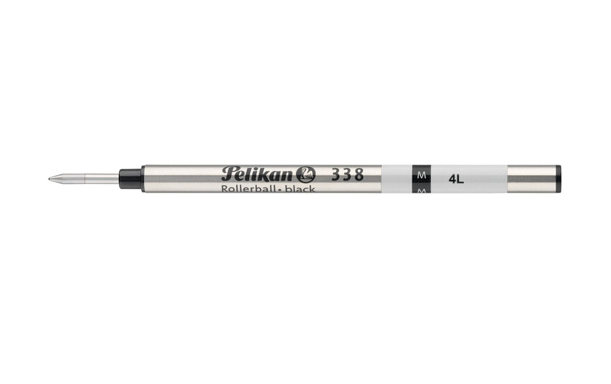 Pelikan 338 Rollerpatrone – Schwarz, Mittel, für Kugelschreiber, 5er-Pack