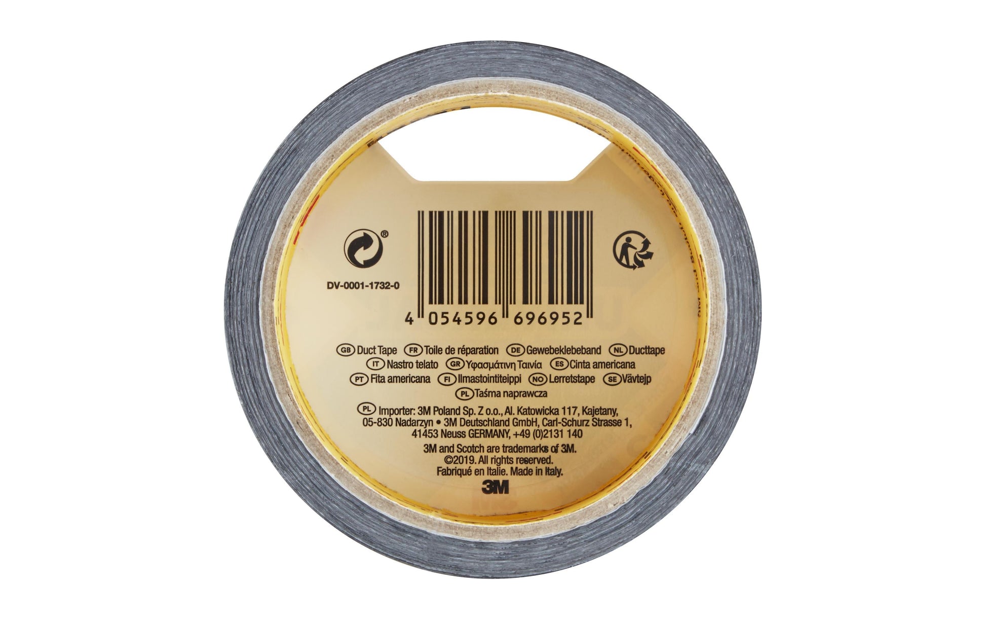 3M Scotch Universal Gewebeband/Gaffa – 48 mm × 50 m, silber, 1 Stück