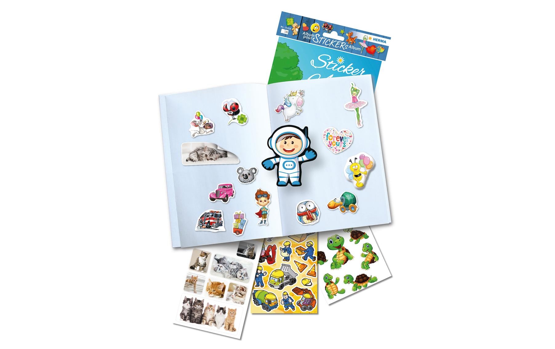 HERMA Stickeralbum Der kleine Delfin – A5, 16 Seiten, Spezialpapier