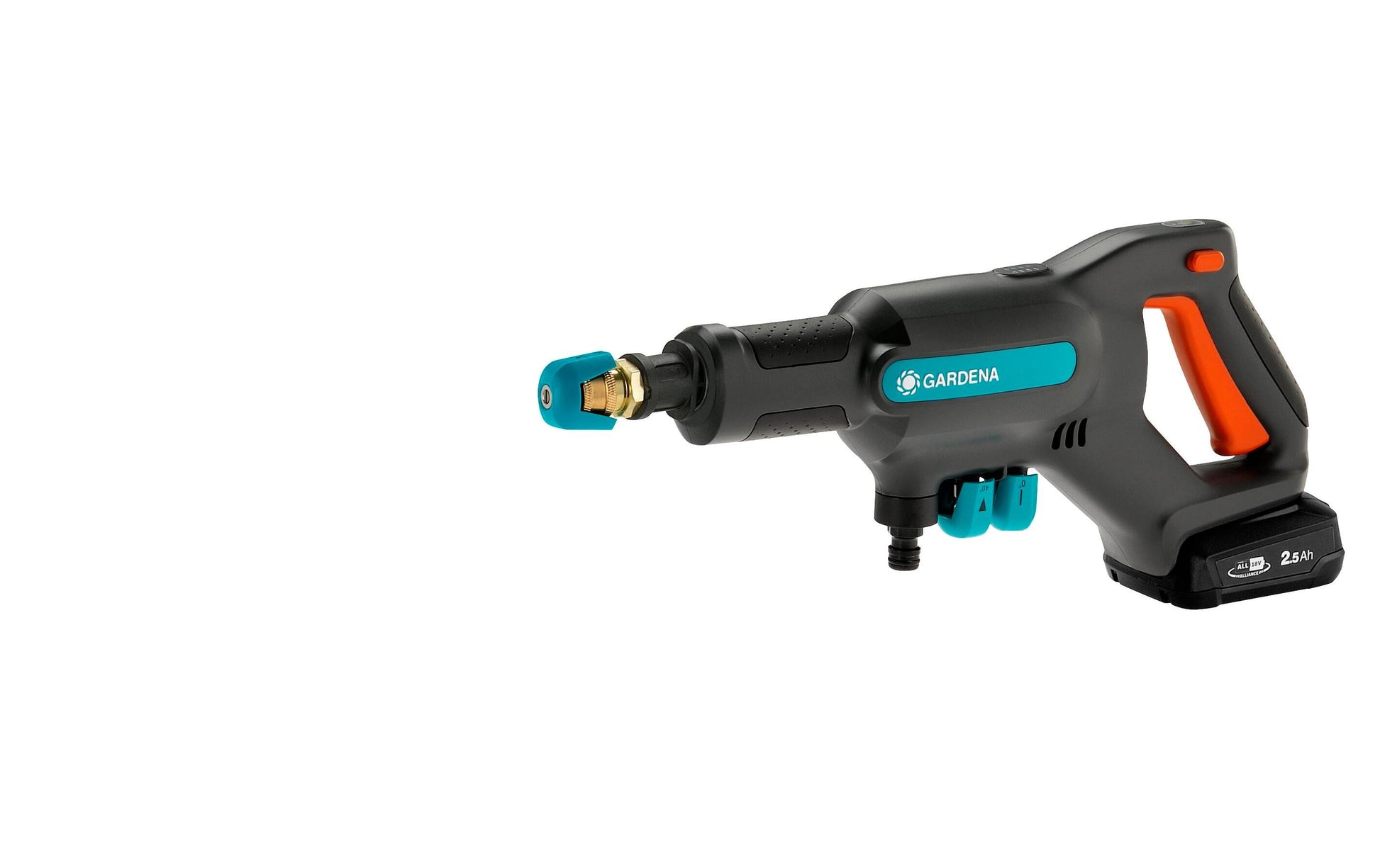Gardena Akku-Mitteldruckreiniger AquaClean 24/18V P4A – 24 bar – schwarz