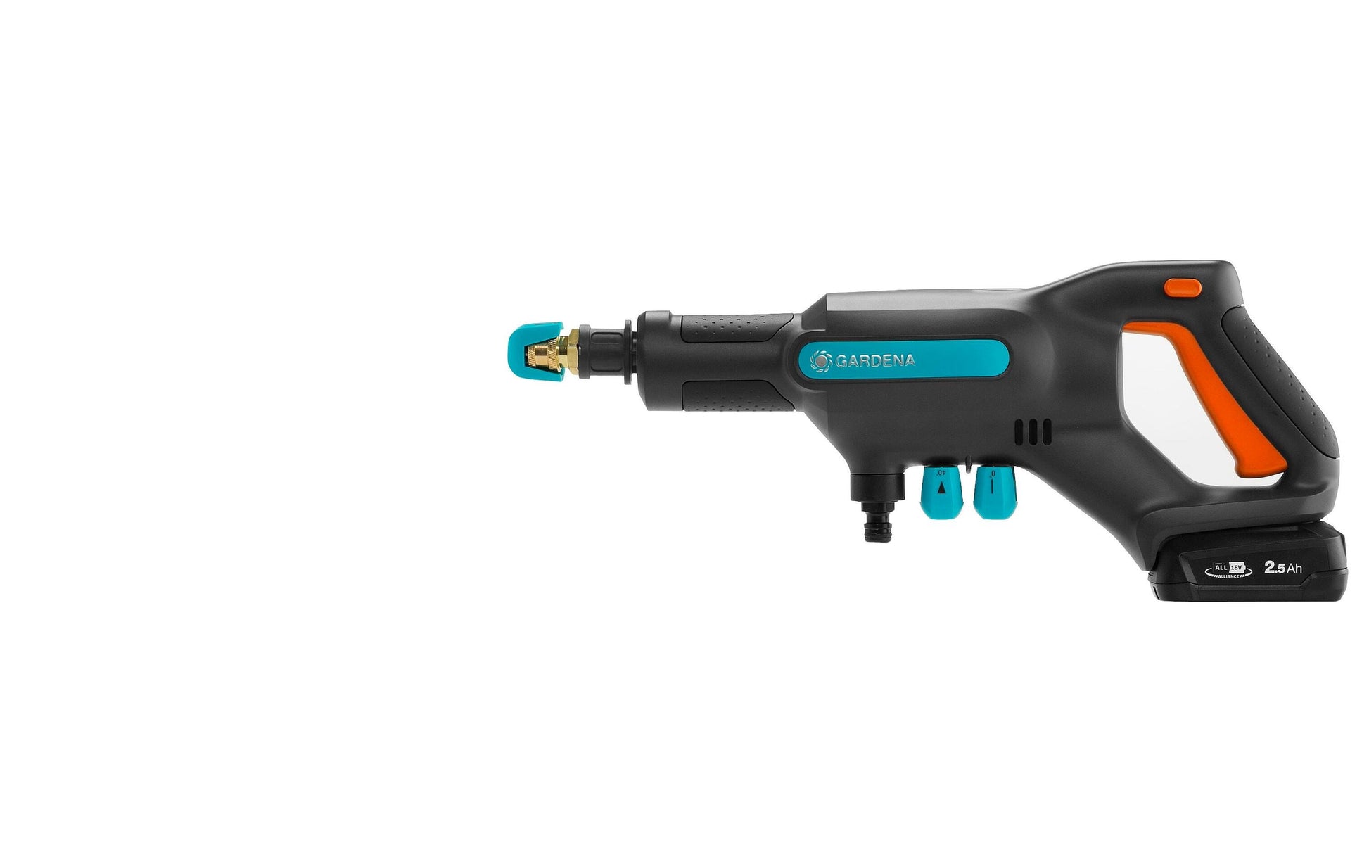 Gardena Akku-Mitteldruckreiniger AquaClean 24/18V P4A – 24 bar – schwarz