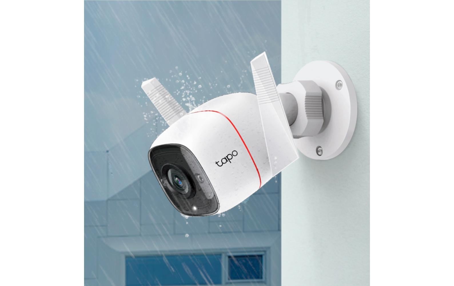 TP-Link Tapo Wildkamera – 3 MP, Reichweite 30 m, IP66, Weiss