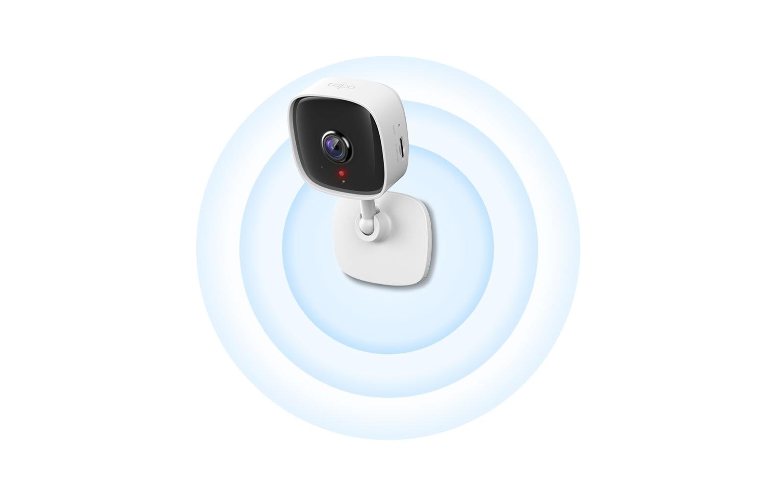 TP-Link Tapo C100 IP-Sicherheitskamera – 1080p, Nachtsicht 9 m, WLAN, für ONVIF, Weiss