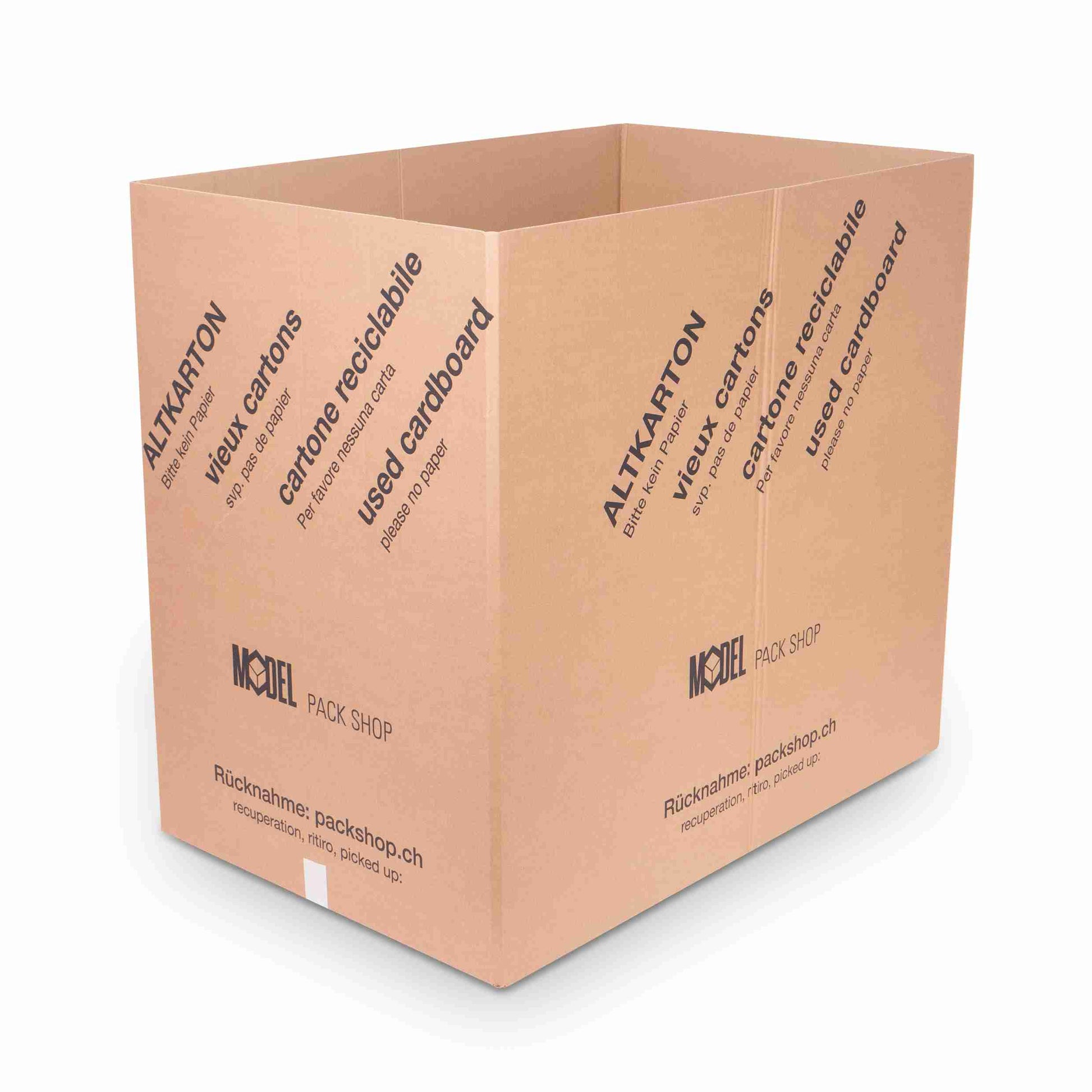 Model Versandverpackung – für Europaletten – 1190 × 790 × 1000 mm, braun, C-Welle – 1 Stk., ab 50 Stk.
