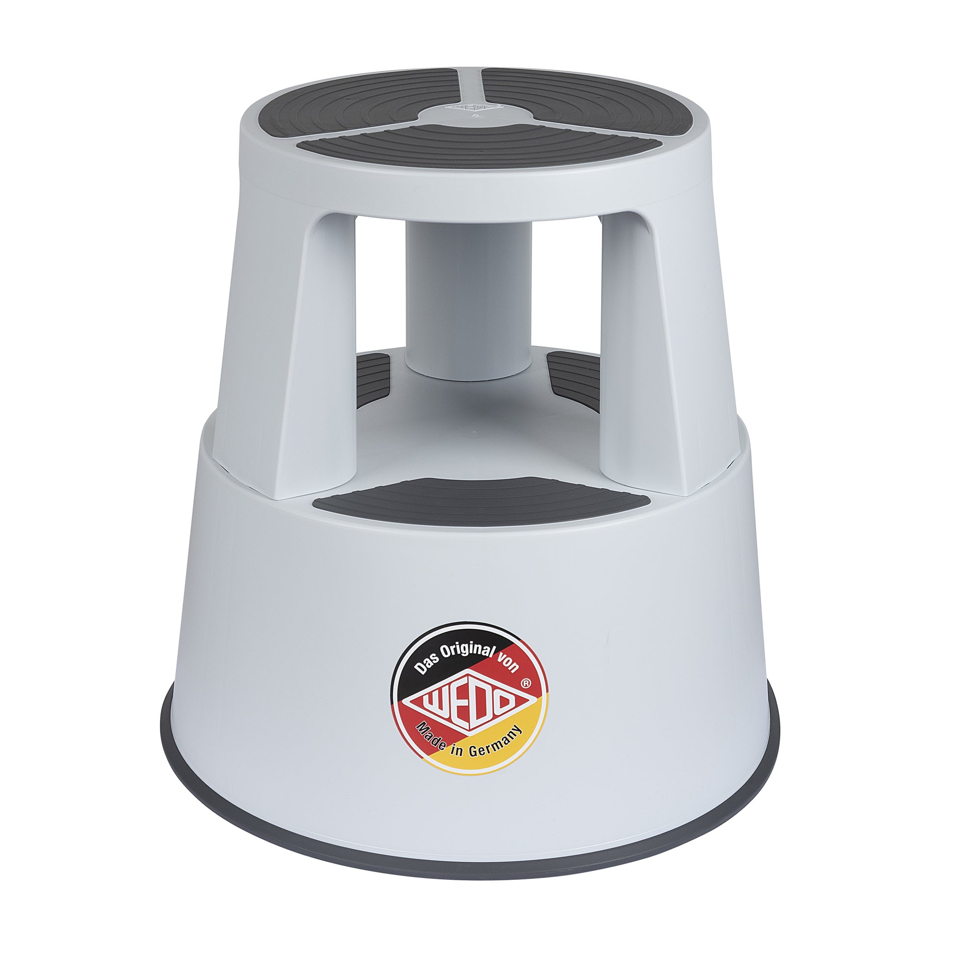 Wedo SuperStep Trittschemel – Kunststoff – Hellgrau, bis 150 kg