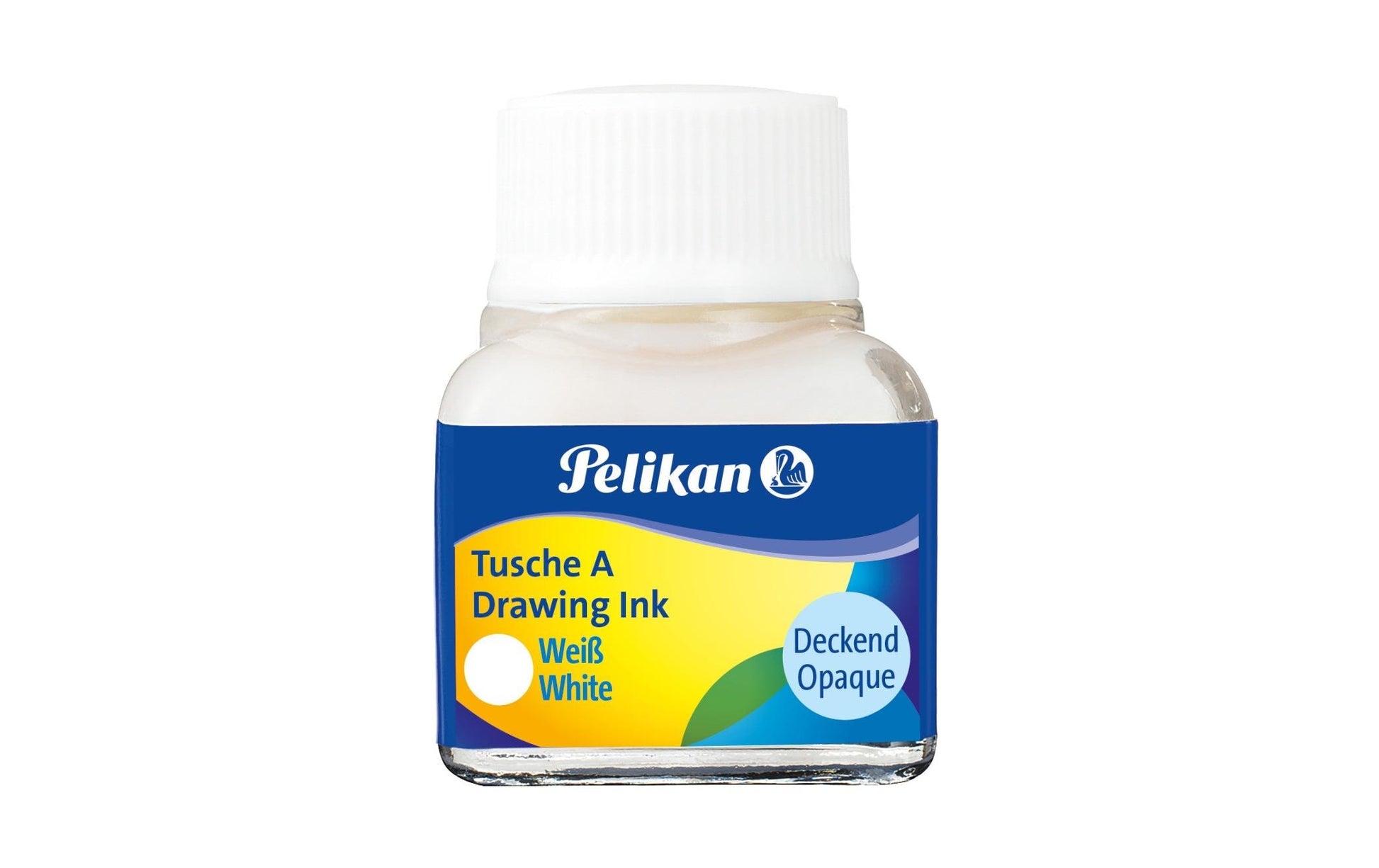 Pelikan Deckende weisse Tusche, 10 ml, für Reissfeder, Zeichenfeder & Pinsel
