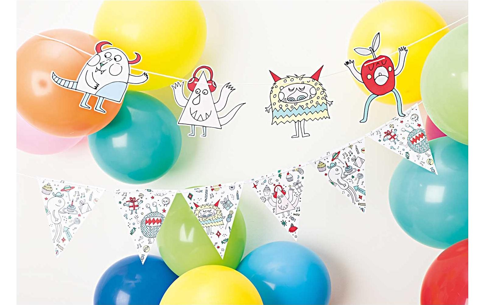 Rico Design Luftballons – mehrfarbig – Ø 30 cm – Latex – 12 Stk
