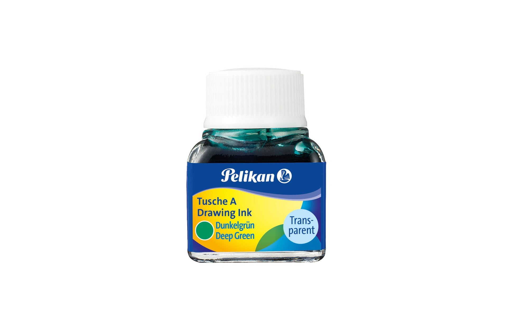 Pelikan Tusche – dunkelgrün, transparent, 10 ml