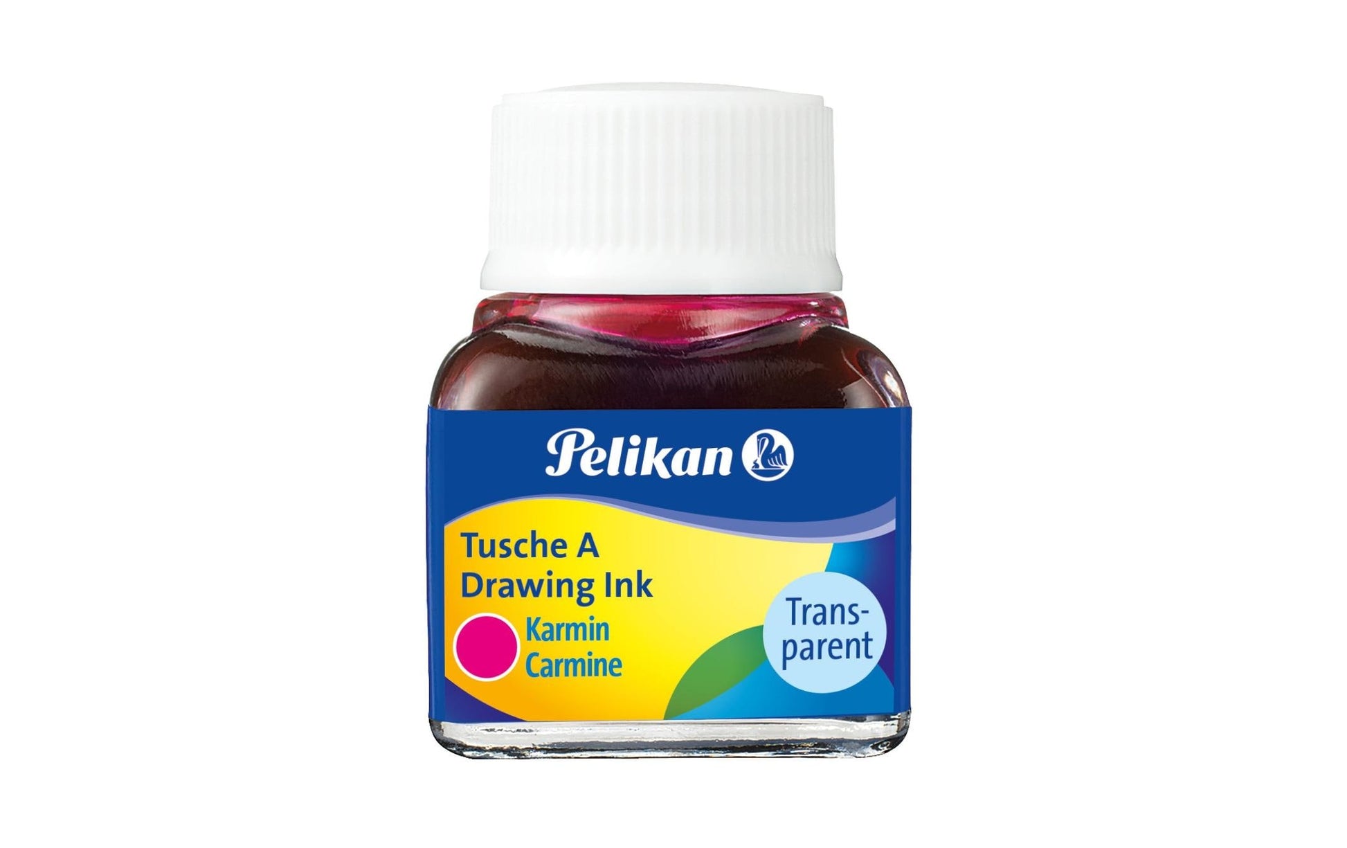 Pelikan Tusche – Karmin, 10 ml, für Reissfeder, Zeichenfeder & Pinsel