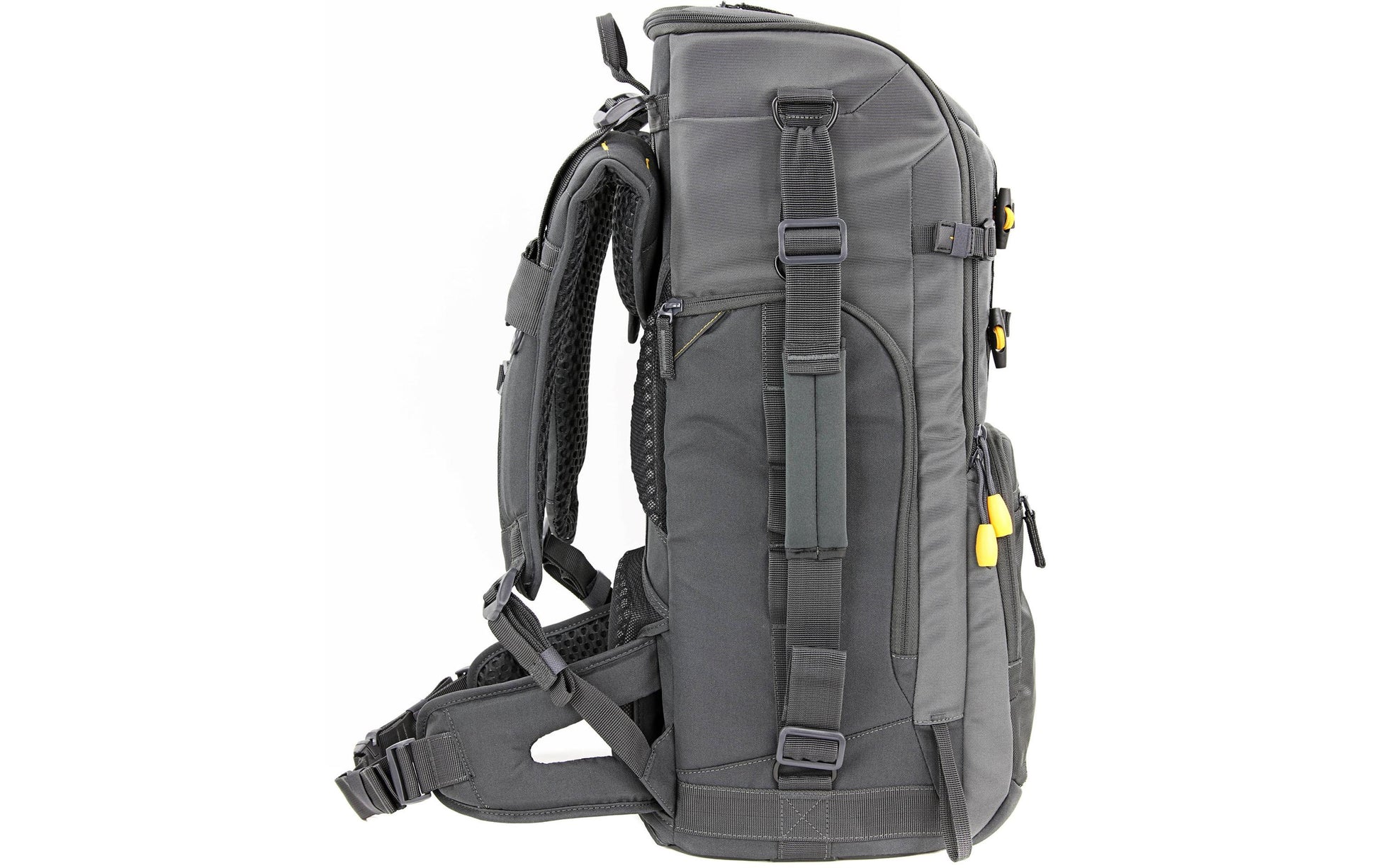 Vanguard Alta Sky 66 Rucksack – Für Super-Tele bis 600 mm f/4 – 9" Tablet, Regenabdeckung – Grau