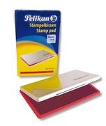 Pelikan Stempelkissen – Metall, Rot, getränkt