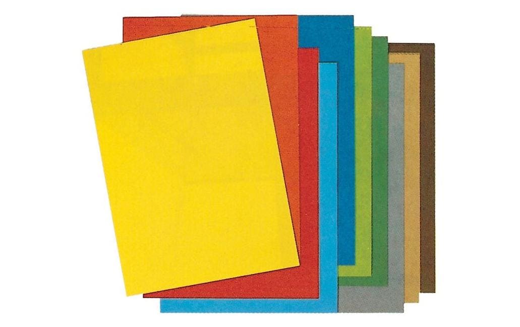 Buroline Umschlagdeckel – A4 – 385 g/m², Karton, Gelb – 100 Stk.
