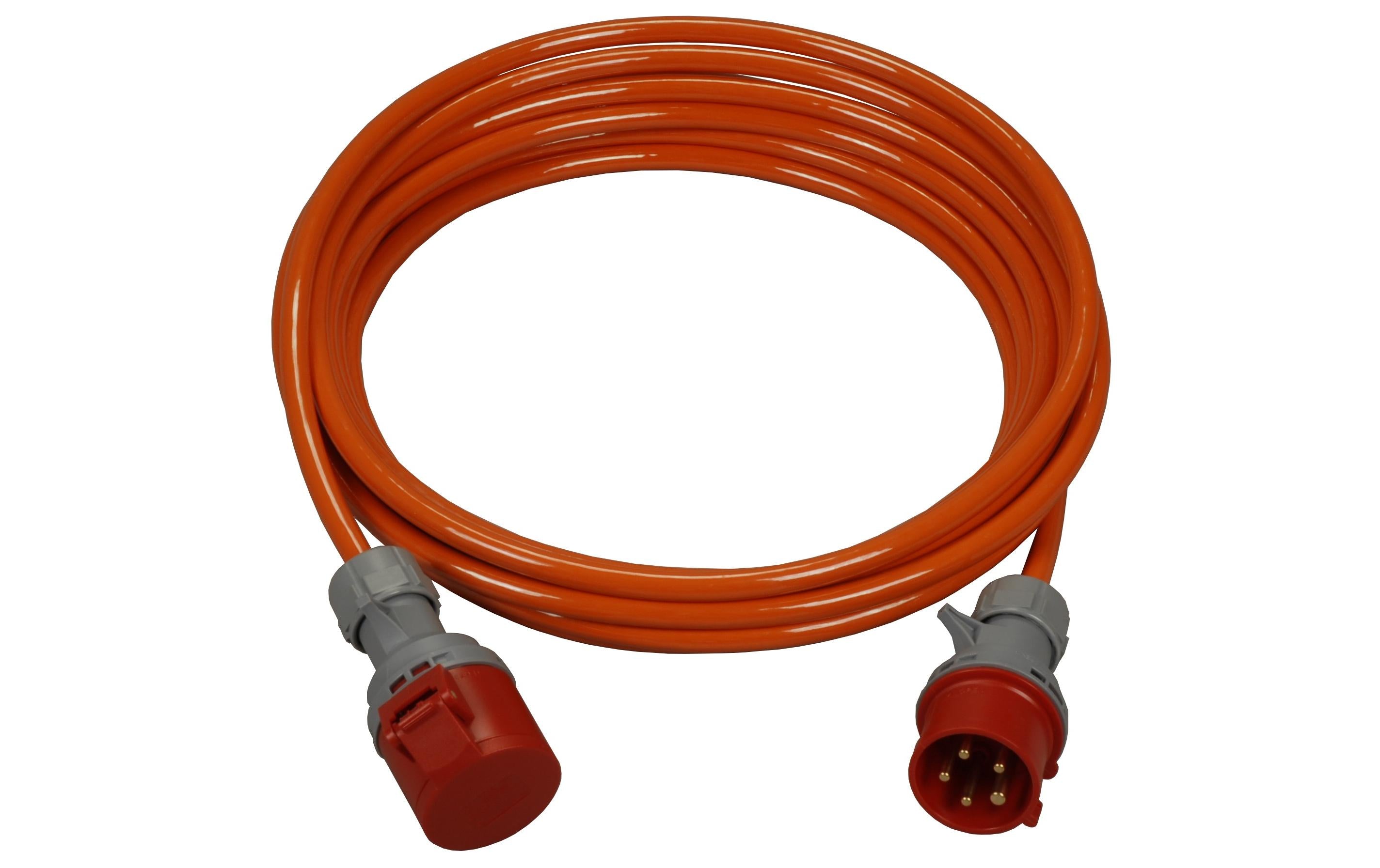 Spälti ag Netzkabel, CEE 32-5, 5 m, Orange